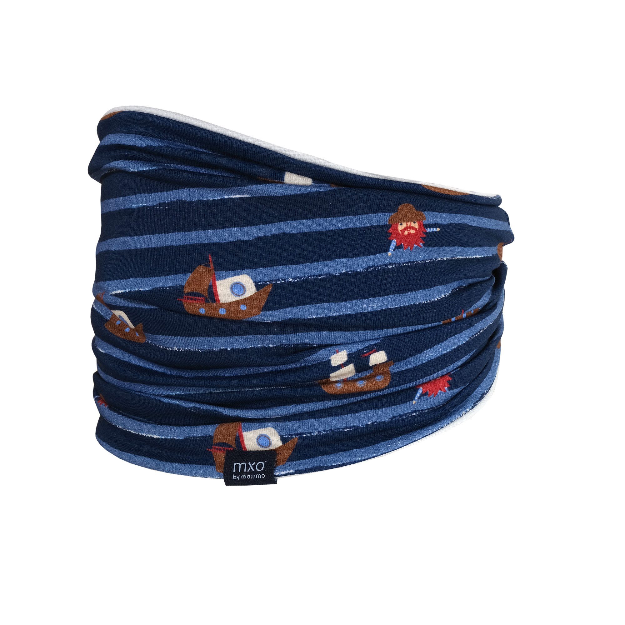 MAXIMO Loop MINI-Tube, "maritim"reversible Jersey bedruckt, günstig online kaufen