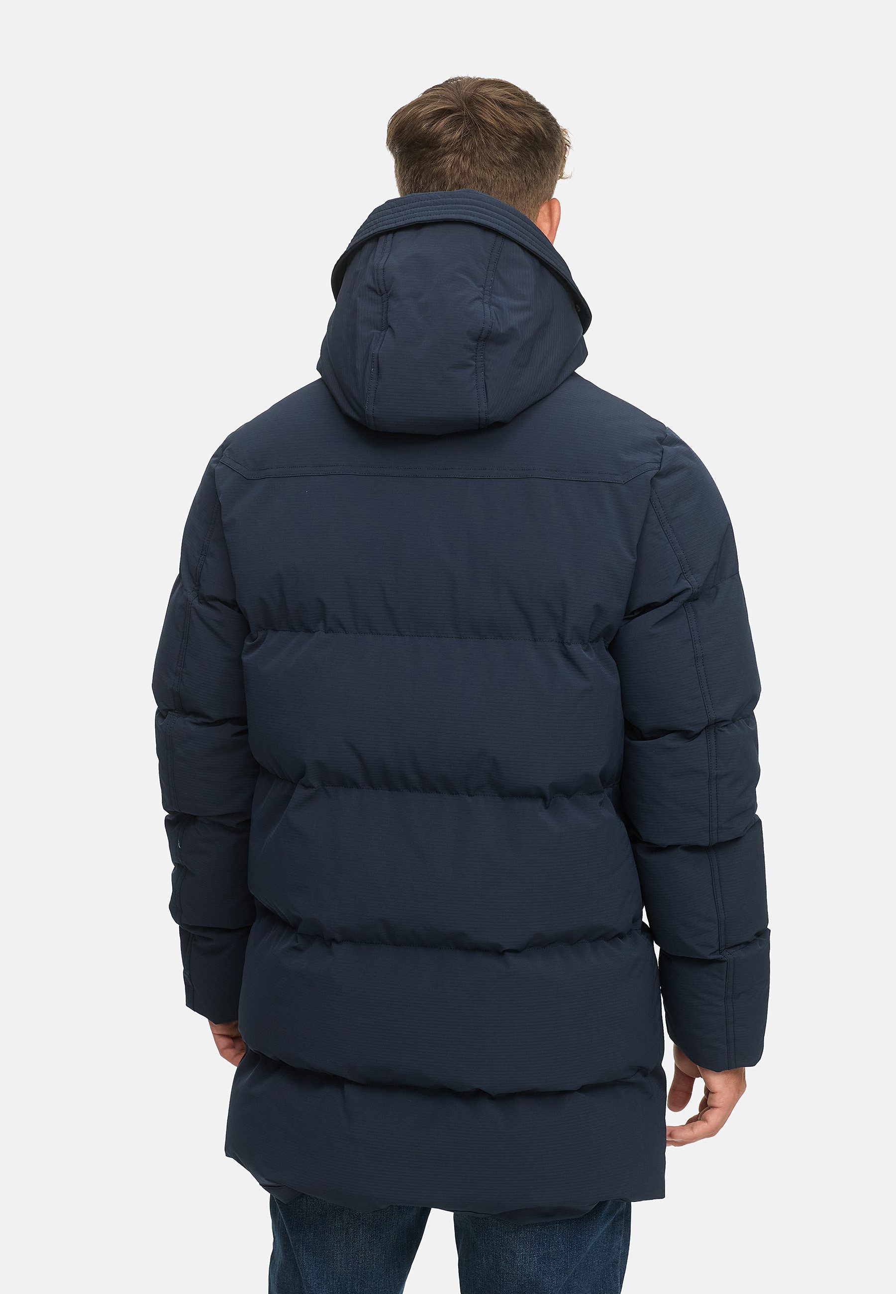 Indicode Winterjacke Herren INBoulton Jacke Winter Herrenjacke mit Kapuze und Taschen