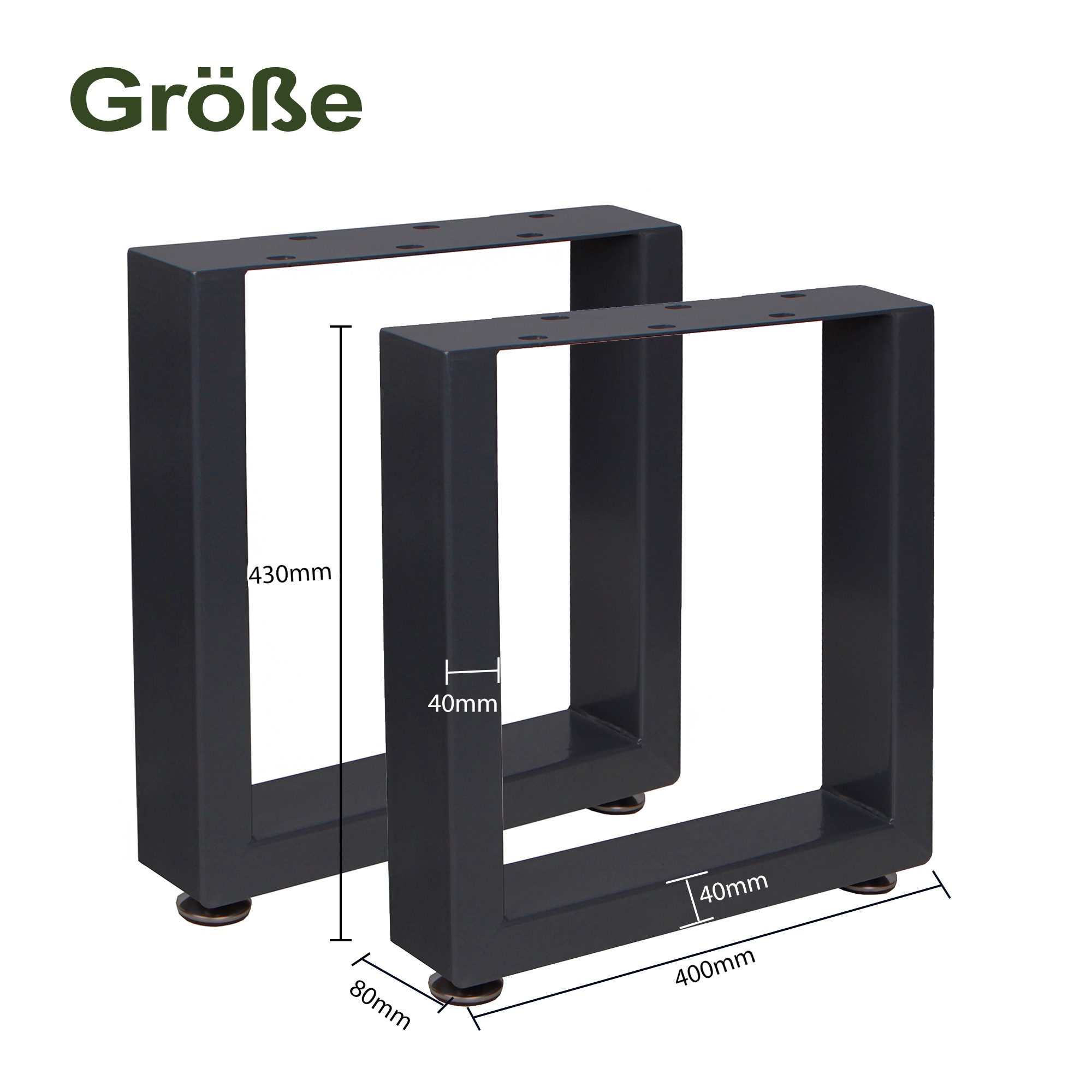 Thanaddo Tischbein Tischbein Möbelfüße Tischgestell Möbelbeine Bankkufen