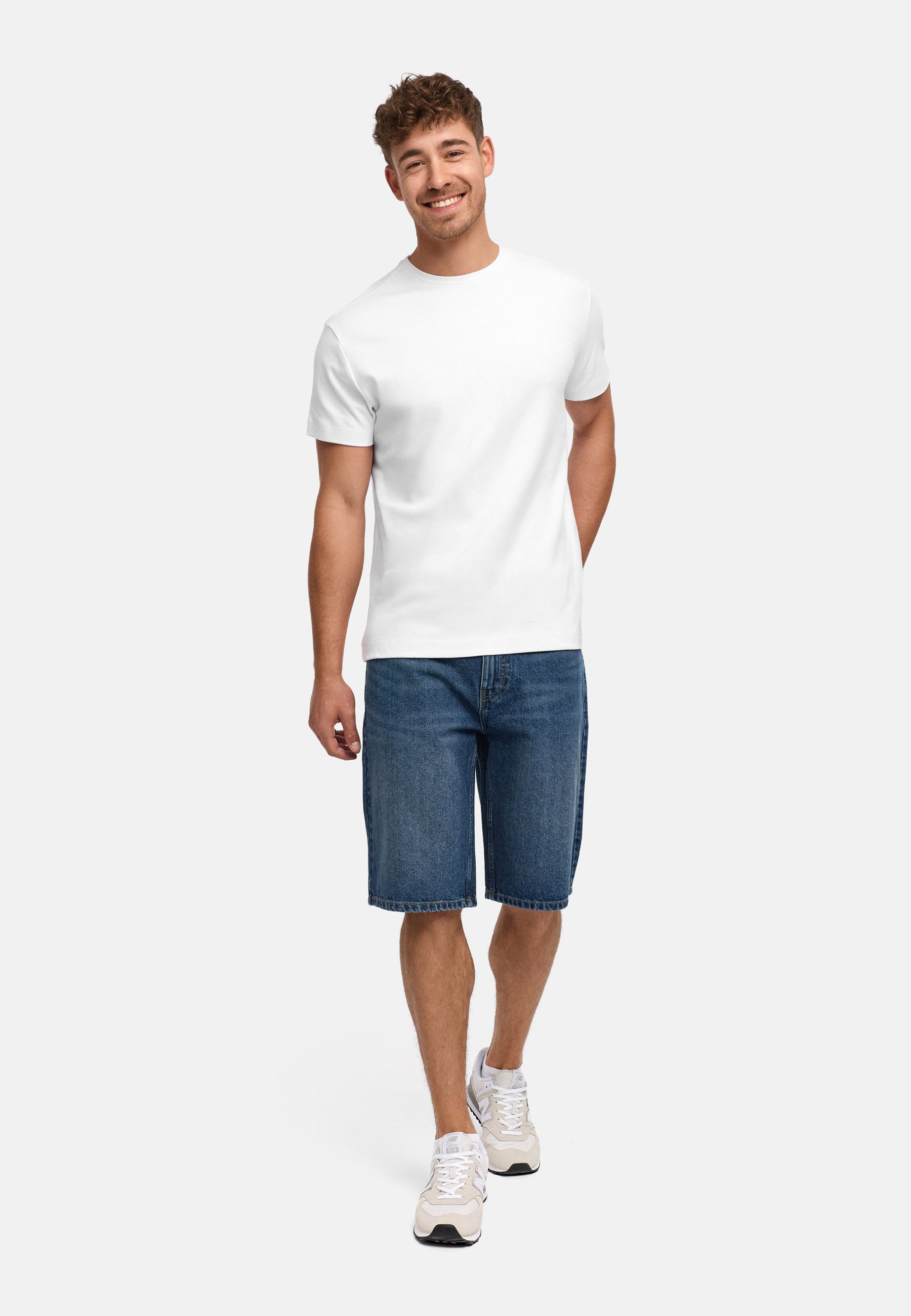 INDICODE Jeansshorts Herren Jeansshorts INZelmon Herrenshorts aus 100 % Baumwolle – Bild 5 von 5