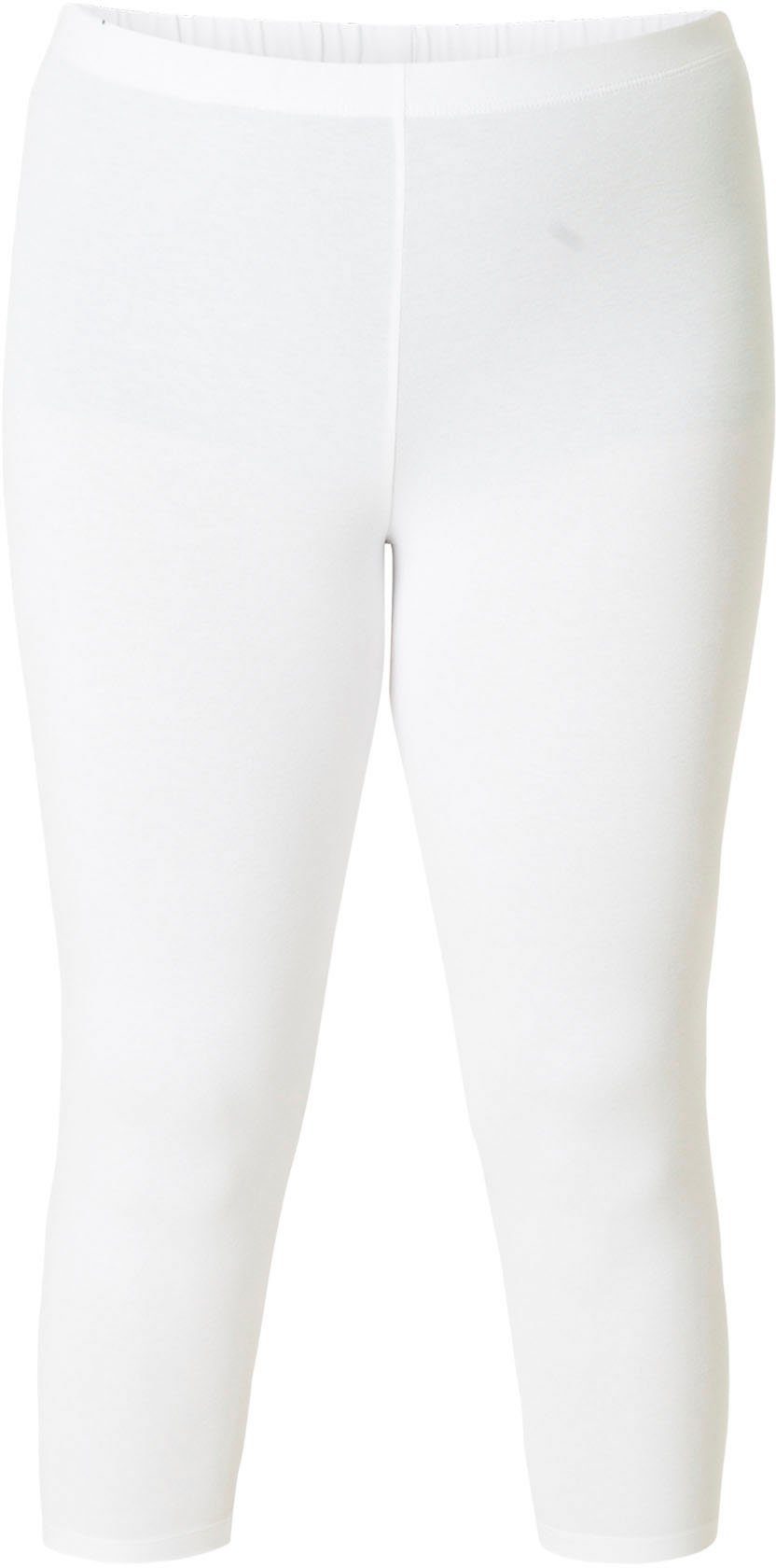 Base Level white Curvy Audrey Caprileggings