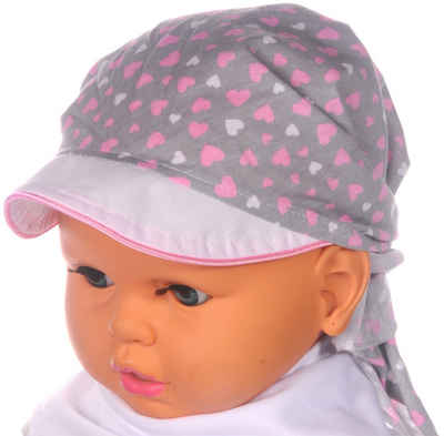 La Bortini Kopftuch Kopftuch für Baby und Kinder Bandana Tuch Schirmmütze