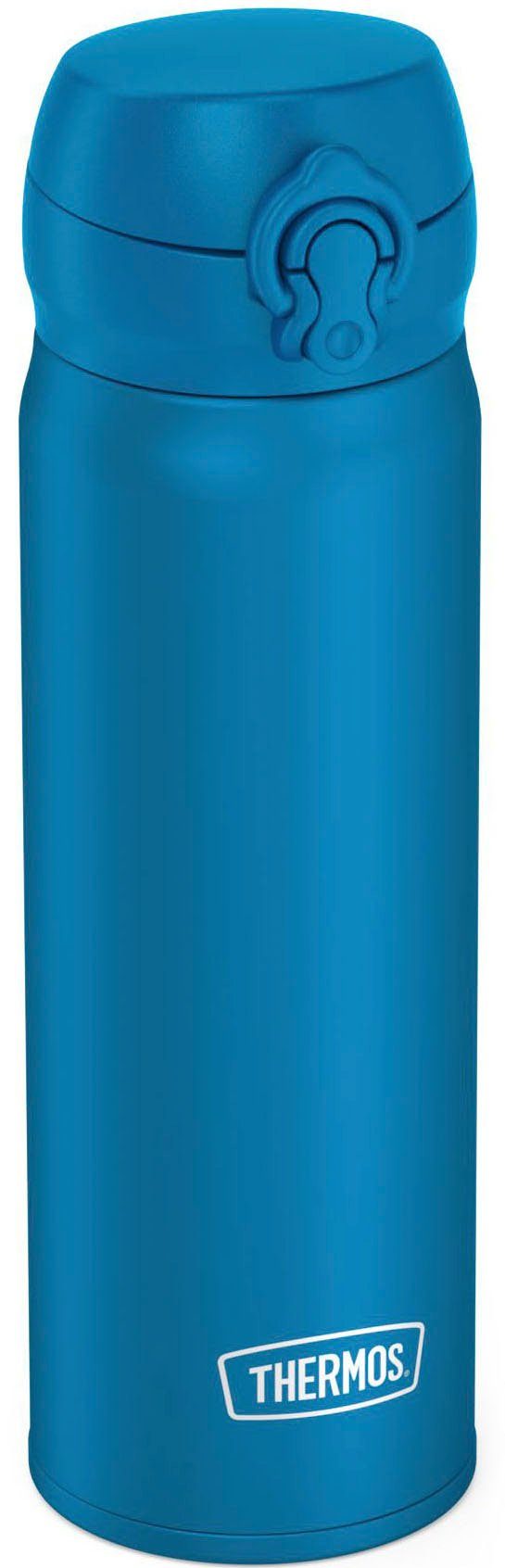 THERMOS Isolierflasche ULTRALIGHT BOTTLE, doppelwandiger Edelstahl azure water mat