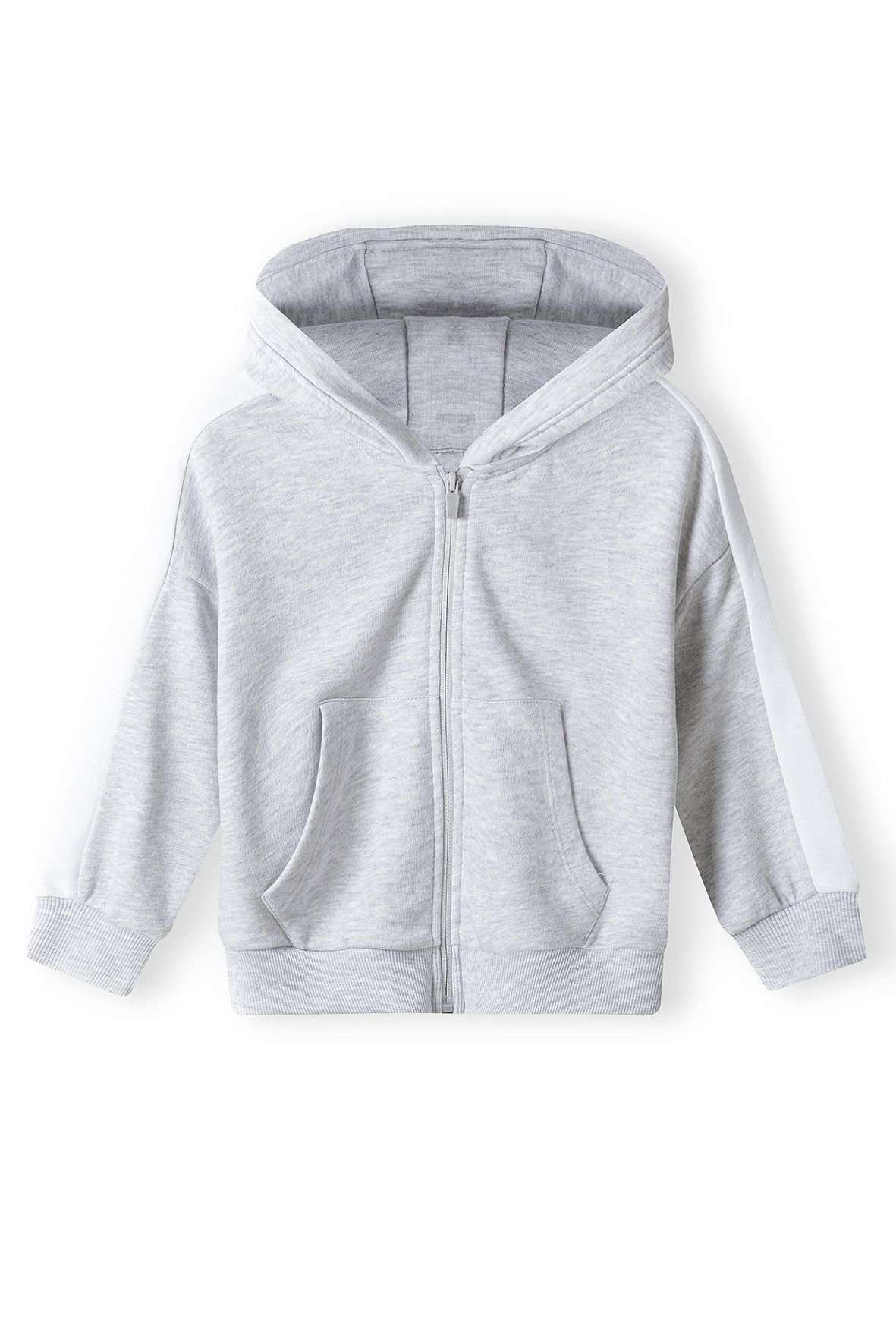 MINOTI Grau mit Kapuzensweatshirt Hoodie (12m-14y) Zipper