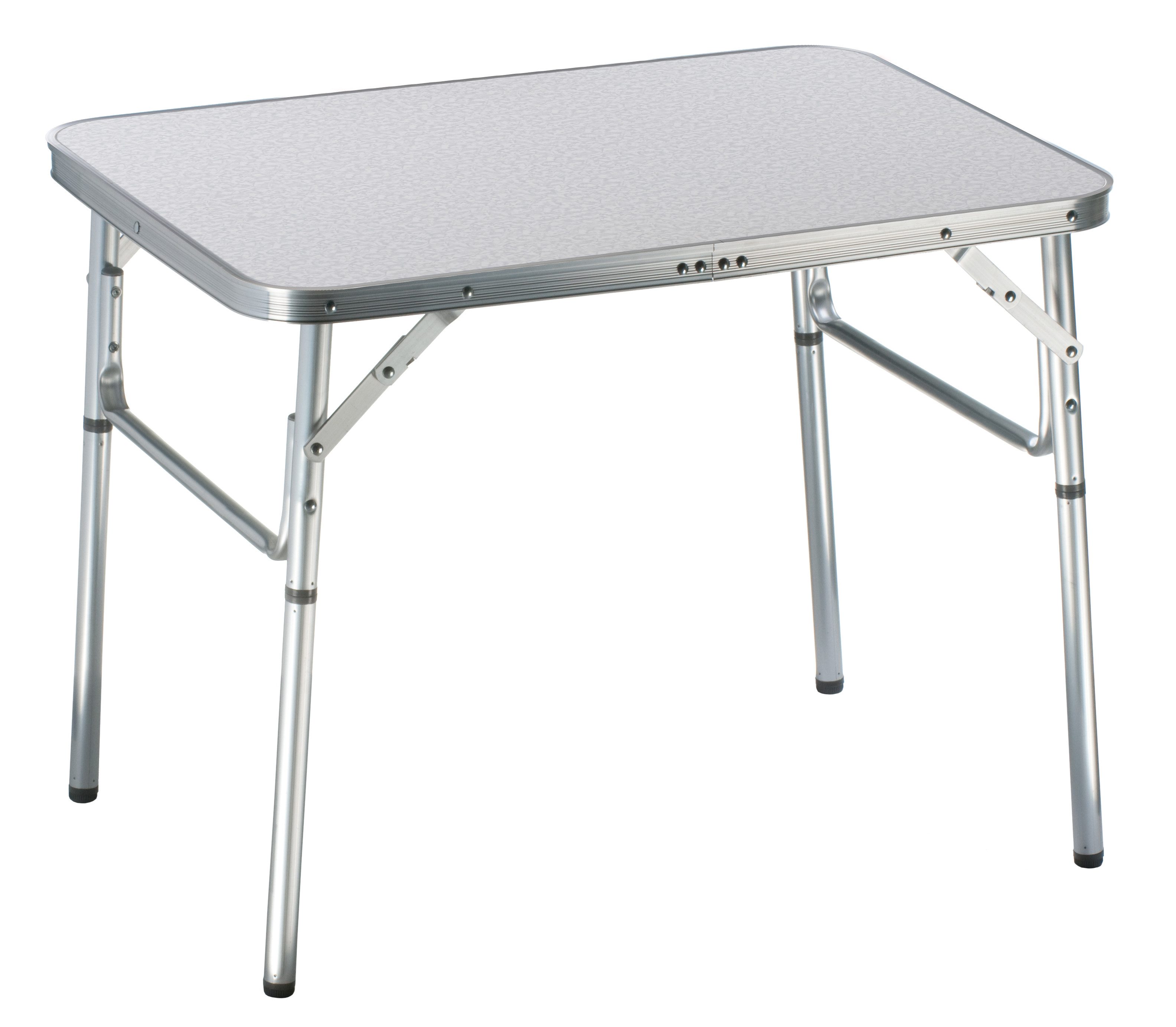 Campingtisch Klapptisch, höhenverstellbar, ultraleicht aus Aluminium, 75x55x60cm