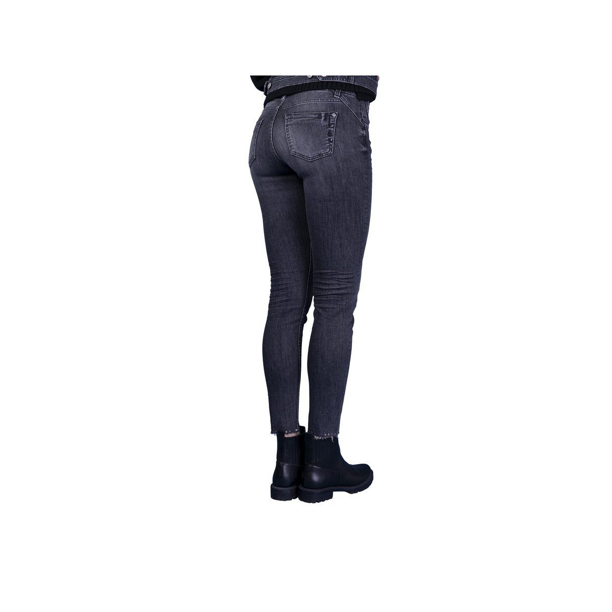 Skinny-fit-Jeans blau (1-tlg) BLUE regular FIRE