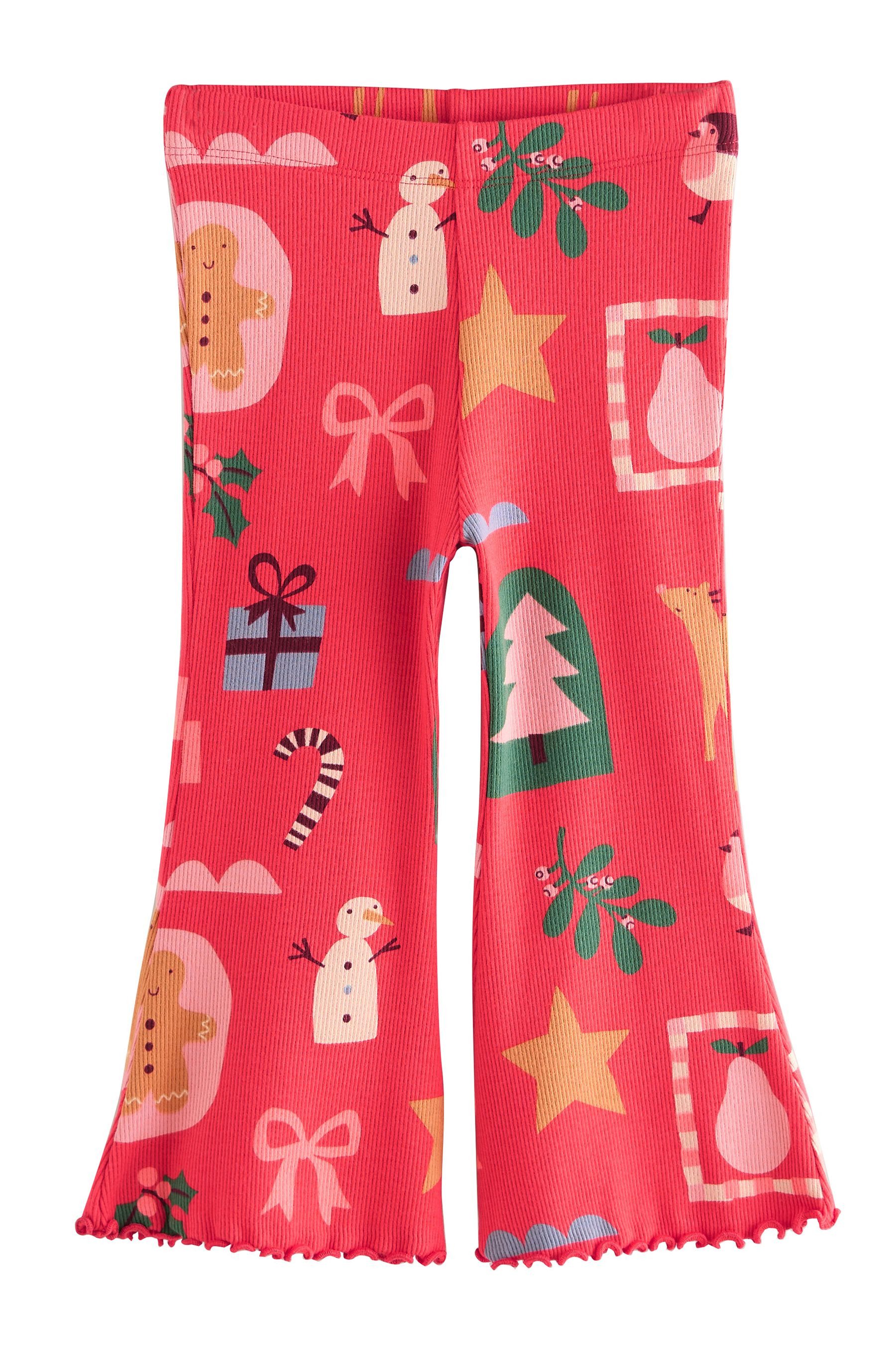 Next Leggings Gerippte Leggings mit Schlag günstig online kaufen