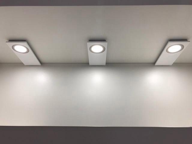PANO, fest EVOTEC LED Unterschrankleuchte Küchenlampe, Neutralweiß, Unterbauleuchte, integriert, LED Küchenbeleuchtung