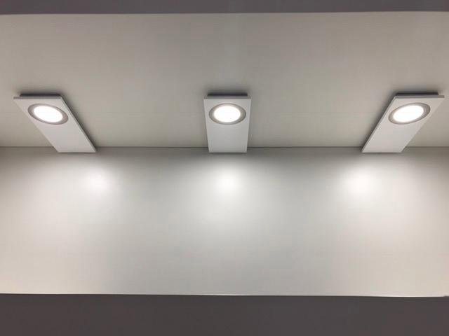 EVOTEC PANO, Unterschrankleuchte LED integriert, Unterbauleuchte, Neutralweiß, fest Küchenbeleuchtung LED Küchenlampe,