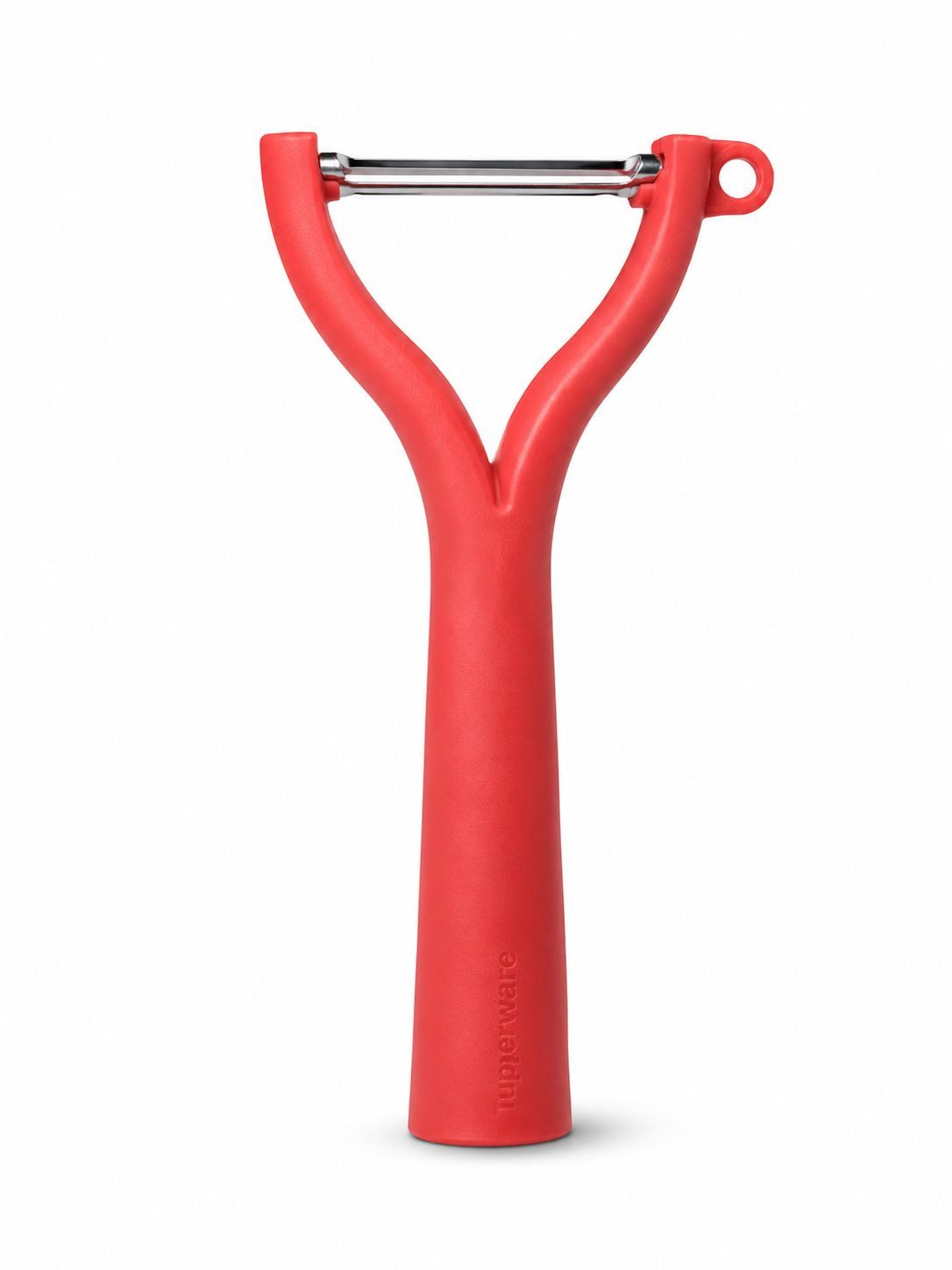 TUPPERWARE Sparschäler Universalschäler rot D119 Schäler Wellenschliff