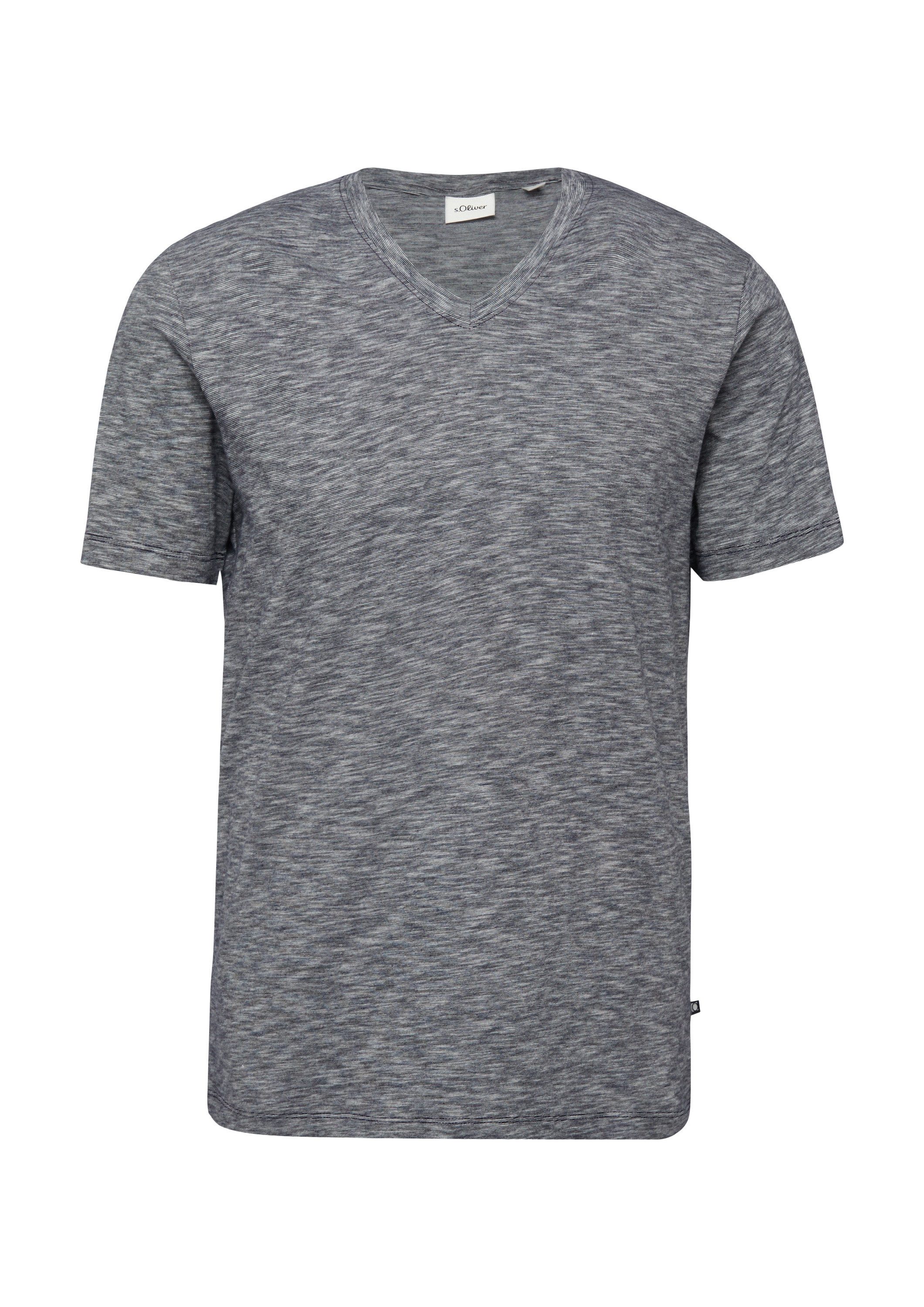 s.Oliver Kurzarmshirt T-Shirt T-Shirt mit V-Ausschnitt günstig online kaufen