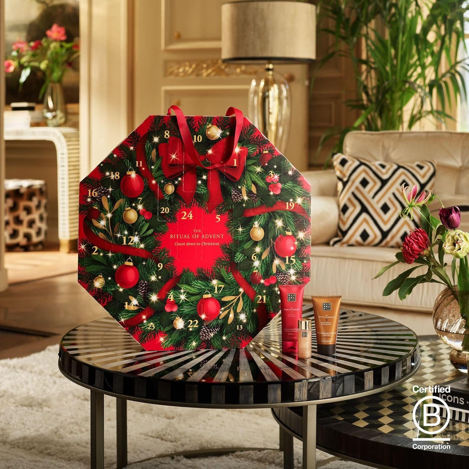 Rituals Kosmetik-Adventskalender RITUALS Adventskalender 2025 – The Ritual of Advent:, Adventskranz Design, 24 Luxus Geschenke