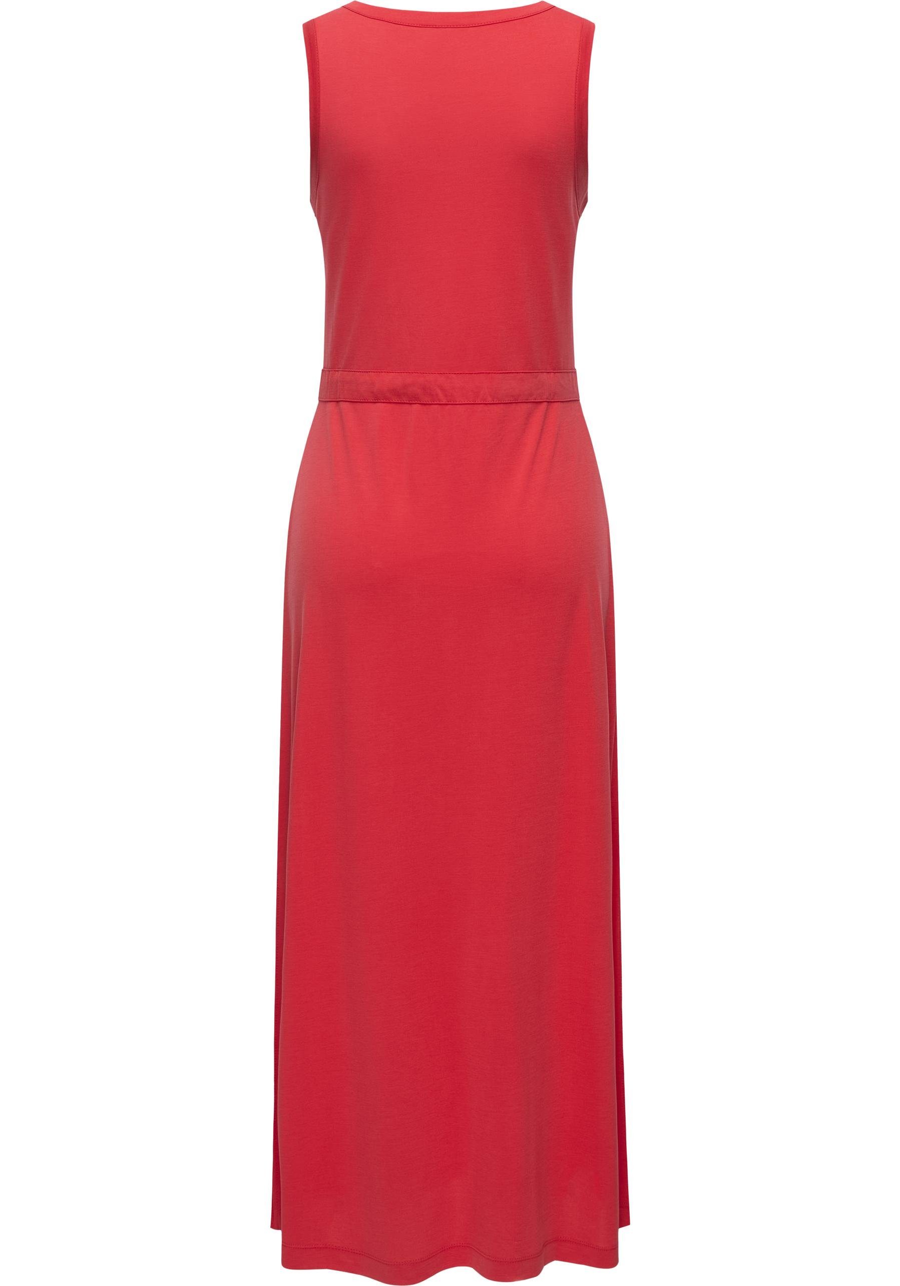 Ragwear Jerseykleid Giggi stylisches Shirtkleid mit Tailliengürtel