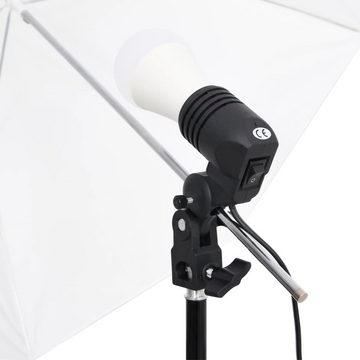 DOTMALL LED Studiobeleuchtung Fotostudio-Beleuchtung Set mit Stativen & Schirmen