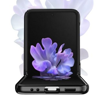 Wigento Handyhülle Für Samsung Galaxy Z Flip3 5G Piano Paint Design Kunststoff Schwarz