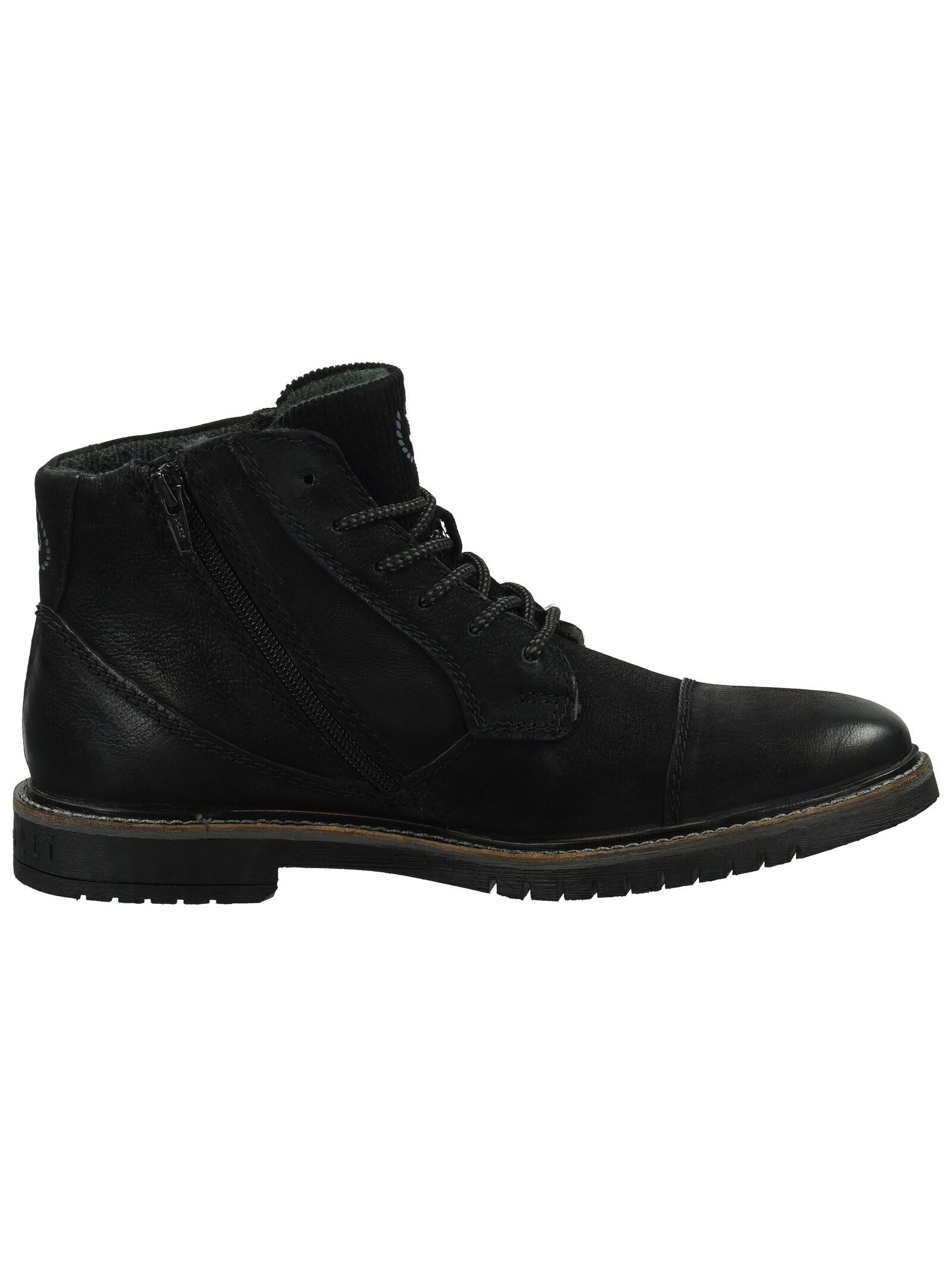 bugatti bugatti Stiefelette Leder Schnürstiefelette