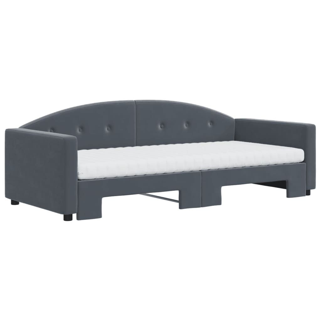 vidaXL Bett Tagesbett Ausziehbar mit Matratzen günstig online kaufen