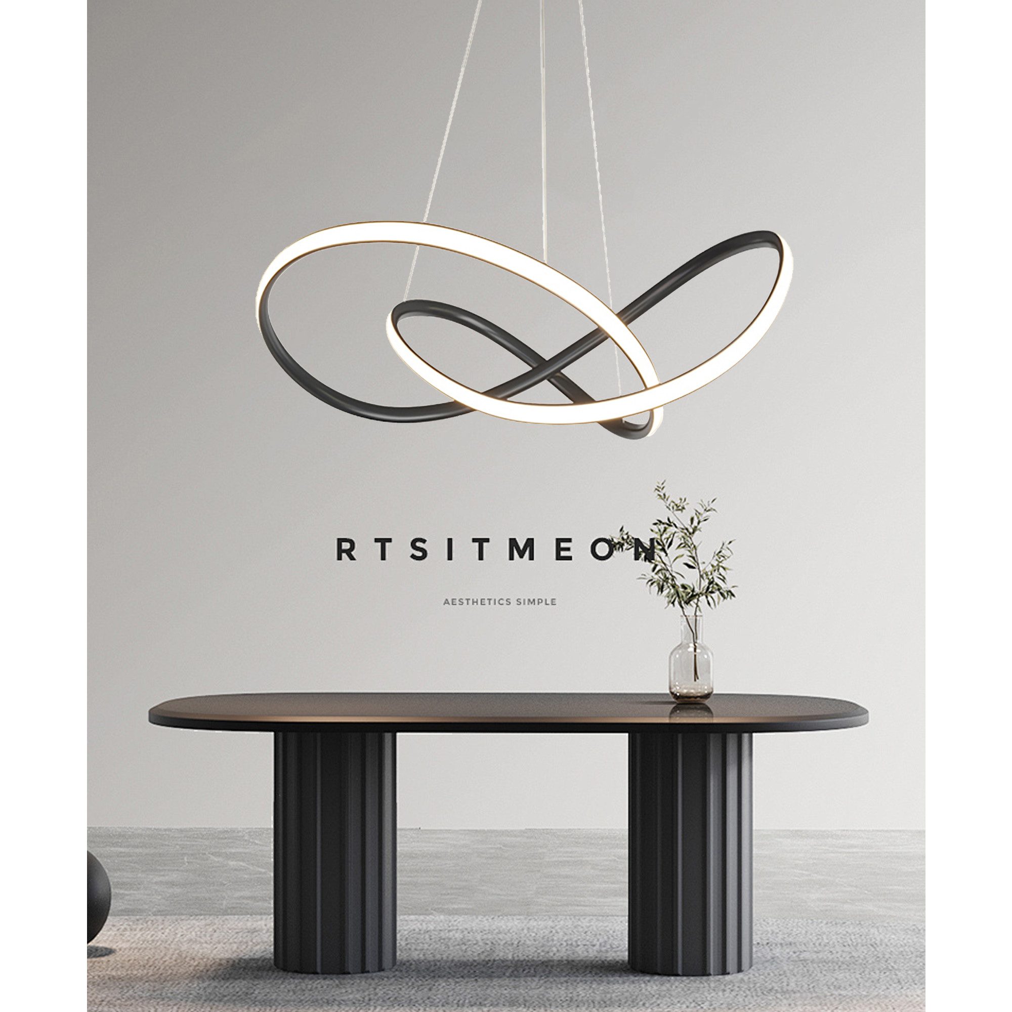 OYLCDI Pendelleuchte LED Hängelampe Esstisch,LED Hängeleuchte Pendellampe W günstig online kaufen