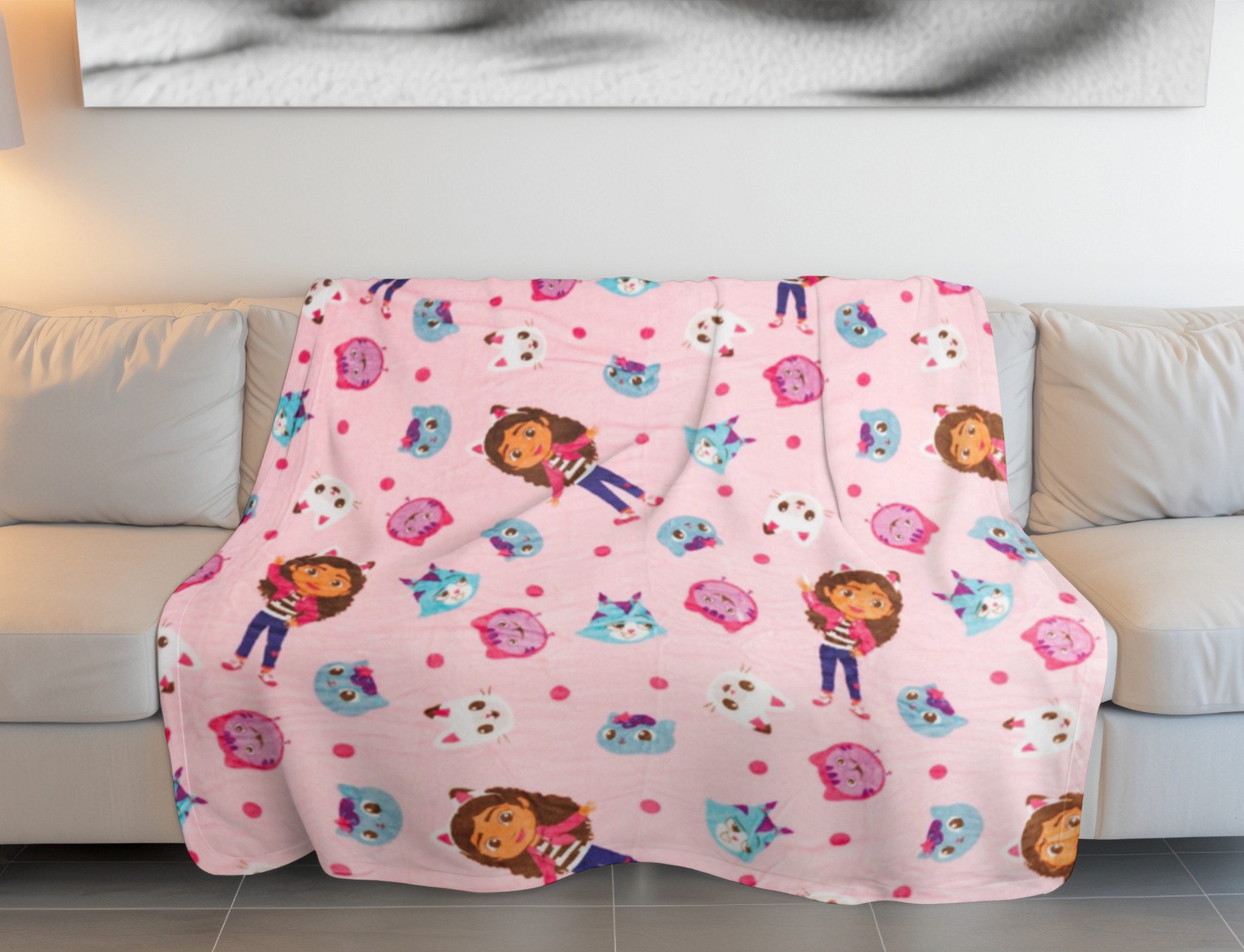 Wohndecke Flanell Decke 110x150 cm – Kuschelige Decke für Kinderzimmer und günstig online kaufen