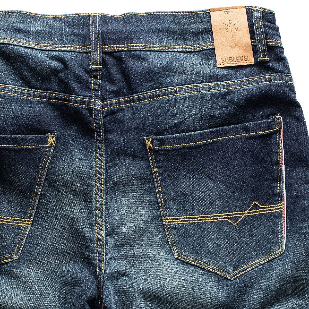 SUBLEVEL Shorts Sweat Shorts Jeans Kurze Hose Bermuda Sweatpants – Bild 4 von 5