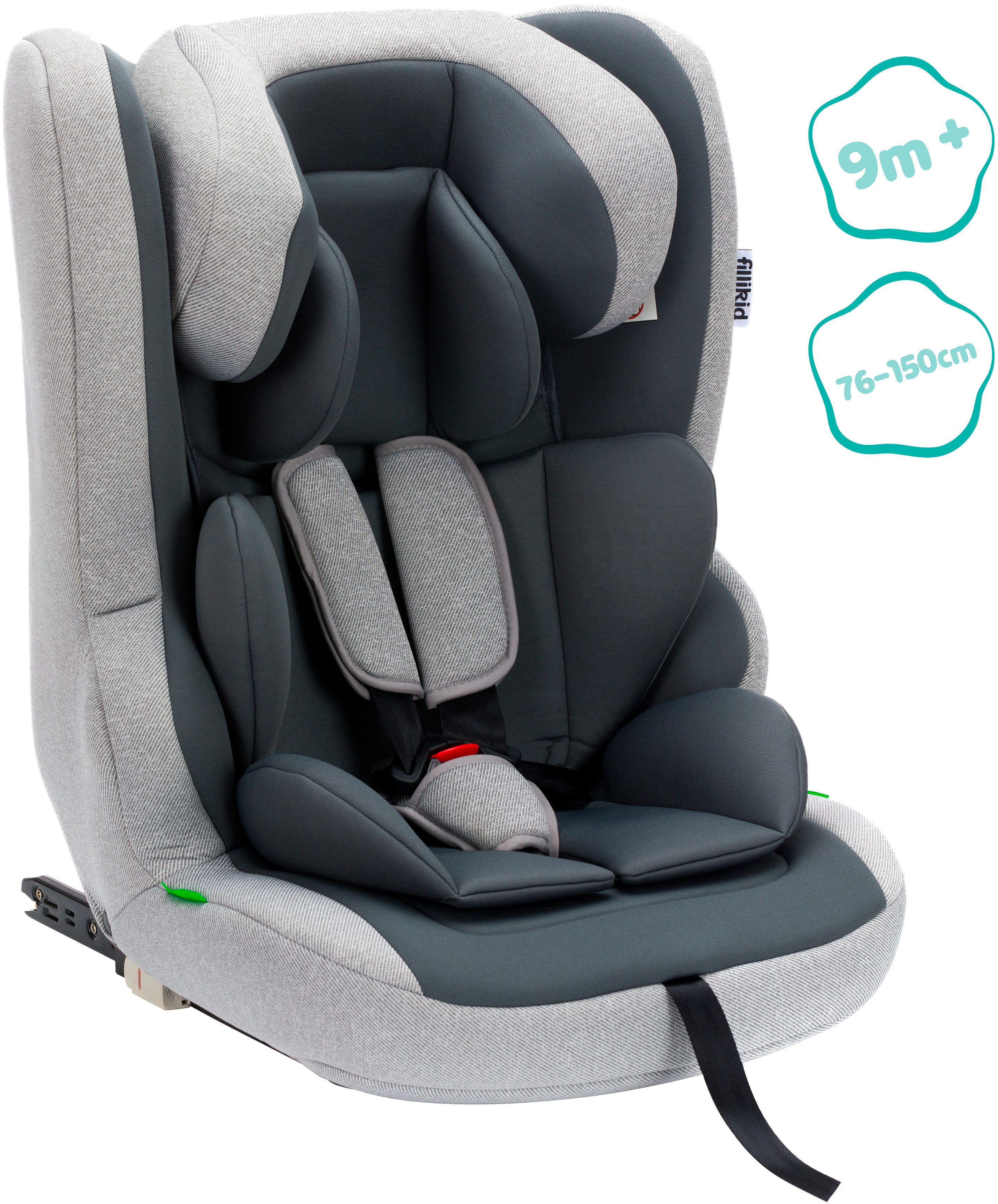 Fillikid Autokindersitz Timo, ab: 9 Monaten, bis: bis 12 Jahren, ab: 76 cm, bis: 150 cm