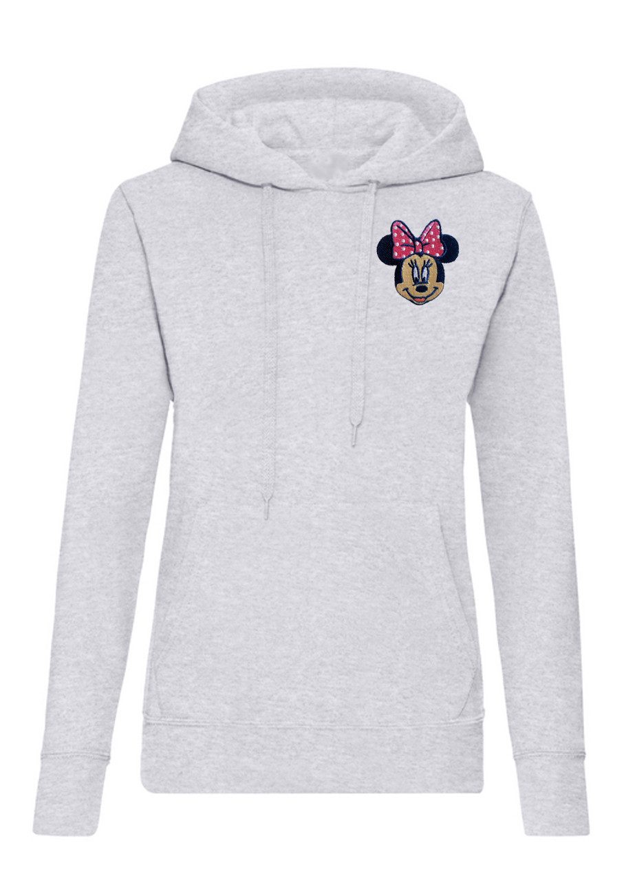 Blondie & Brownie Hoodie Minnie Mouse Hoodie Damen Disney Stickerei Retro Kapuzenpulli