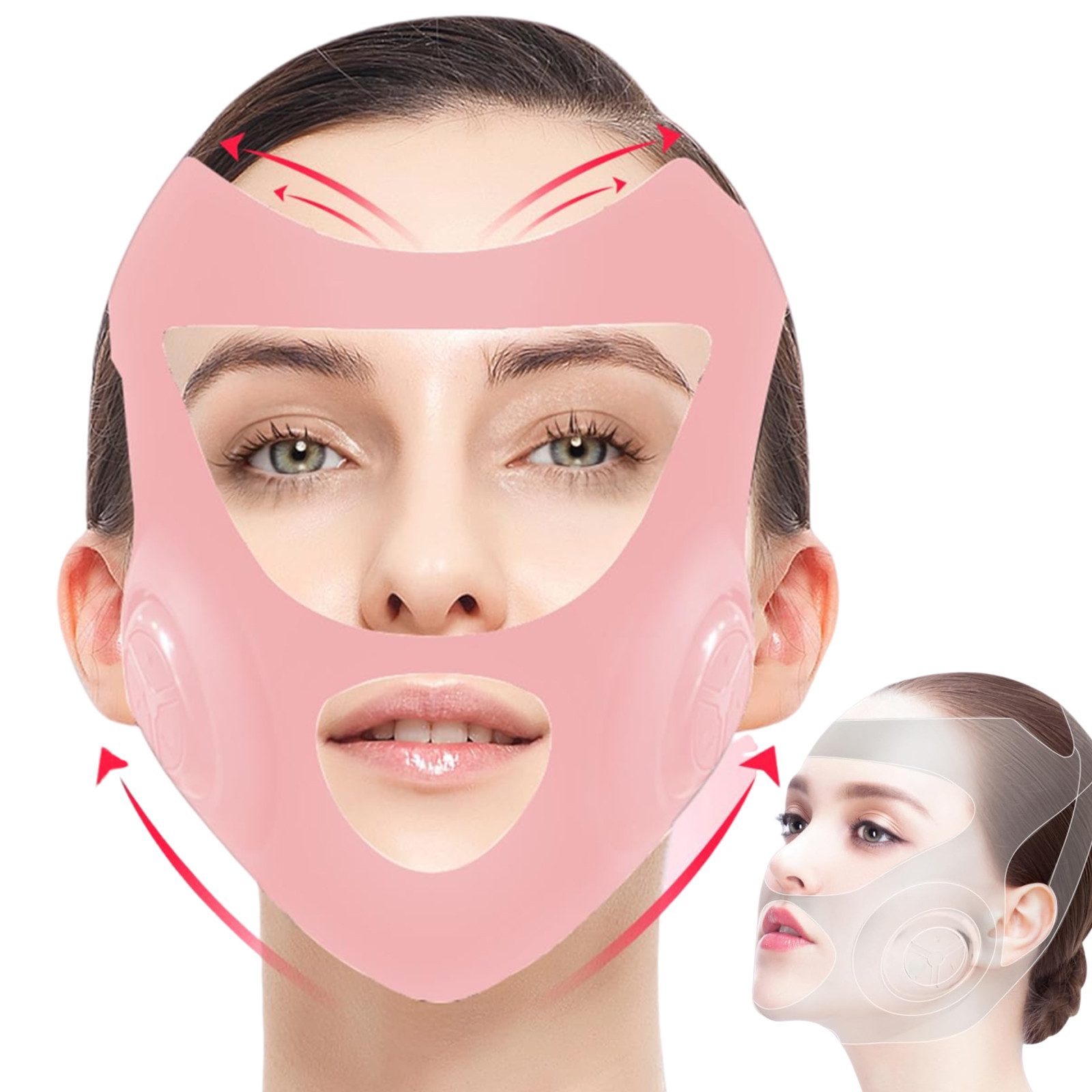 Dermaroller Face Hubinggürtel, Gesichtsmassage zum Entspannen, Glätten von Linien