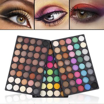 Scheiffy Lidschatten-Palette 120 Farben Lidschattenpalette, Makeup Lidschattenpalette, Augenpalette, Bühnen-Makeup Cosplay Perlglanz-Mattes Mehrfarbiges Augen-Make-up