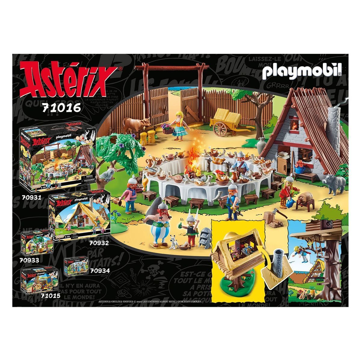 Playmobil® Spielwelt PLAYMOBIL® 71016 - Asterix - Troubadix mit Baumhaus günstig online kaufen