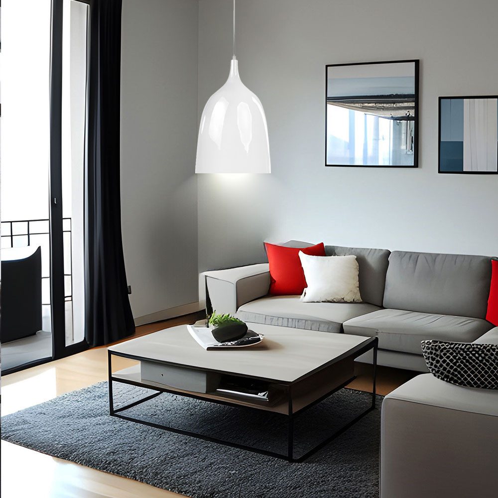 SPOT Light LED Pendelleuchte, Leuchtmittel inklusive, Warmweiß, Farbwechsel, Pendel Beleuchtung Fernbedienung Wohn Zimmer Hänge Lampe