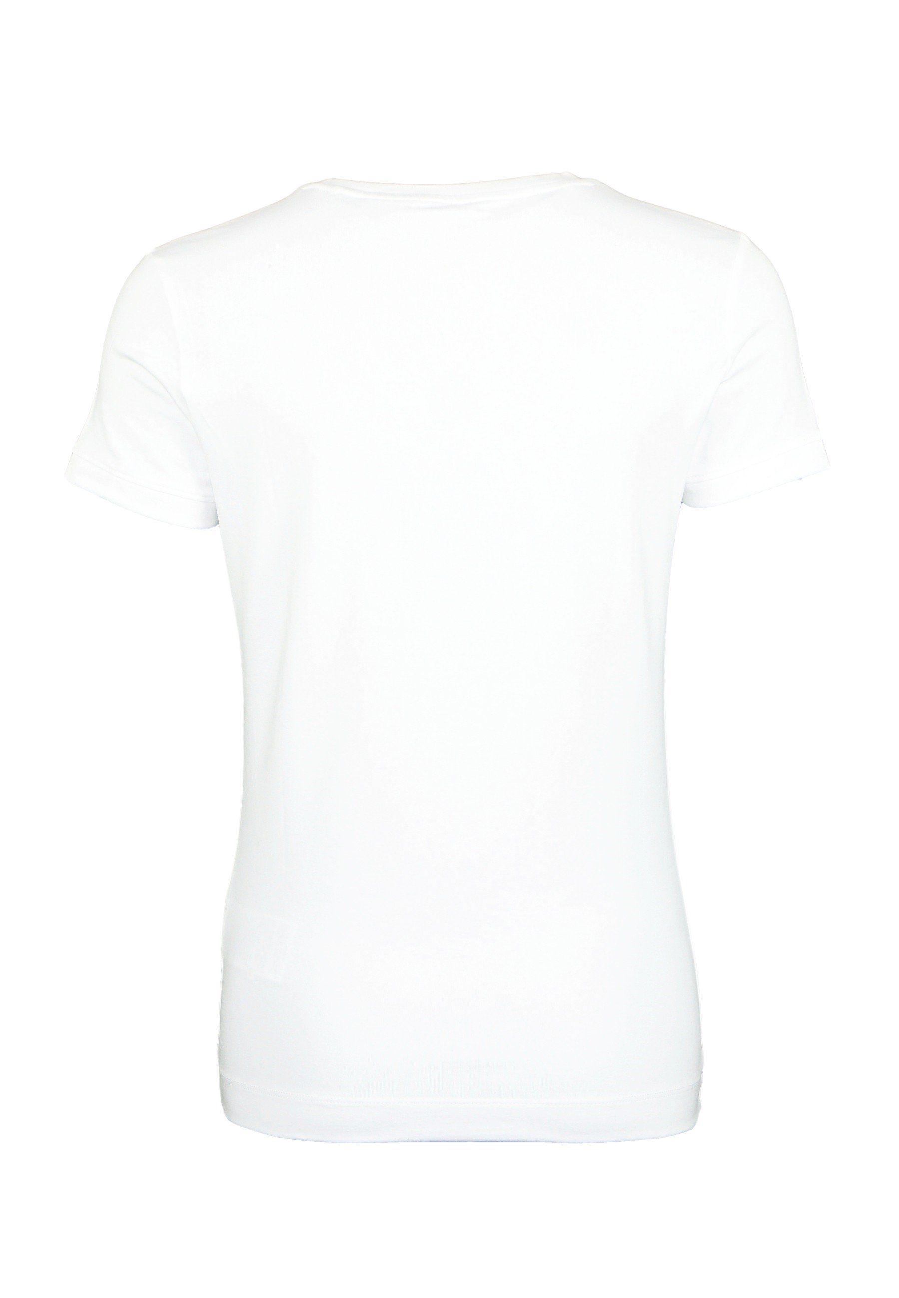 Guess T-Shirt T-Shirt SS CN Mini Triangle Kurzarmshirt (1-tlg., 1)