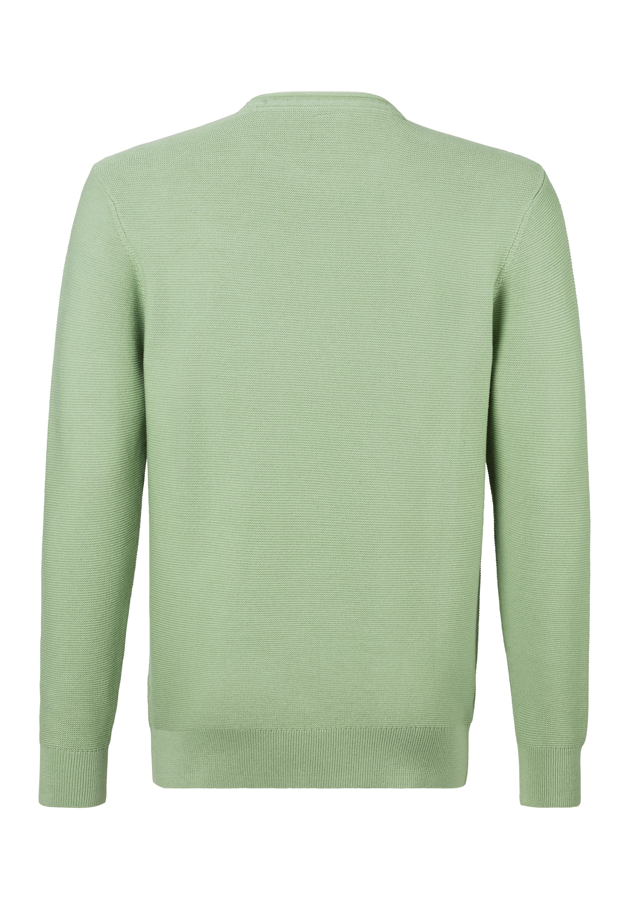 AUTHENTIC LE JOGGER Strickpullover mit Double-Layer Optik, Pullover aus reiner Baumwolle