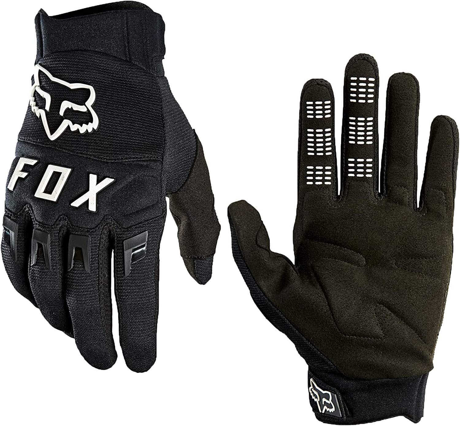 Handschuhe Youth Glove Fox Dirtpaw Fox YM weiß Racing /Logo Motorradhandschuhe schwarz