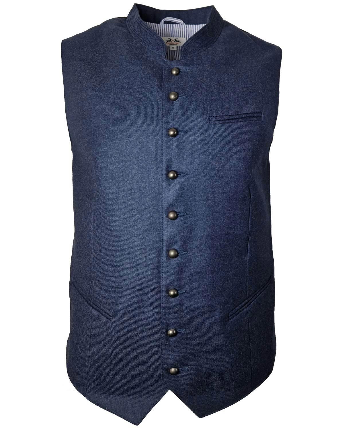 Trachtenweste MADDOX Trachten Weste 'Altensee', Blau