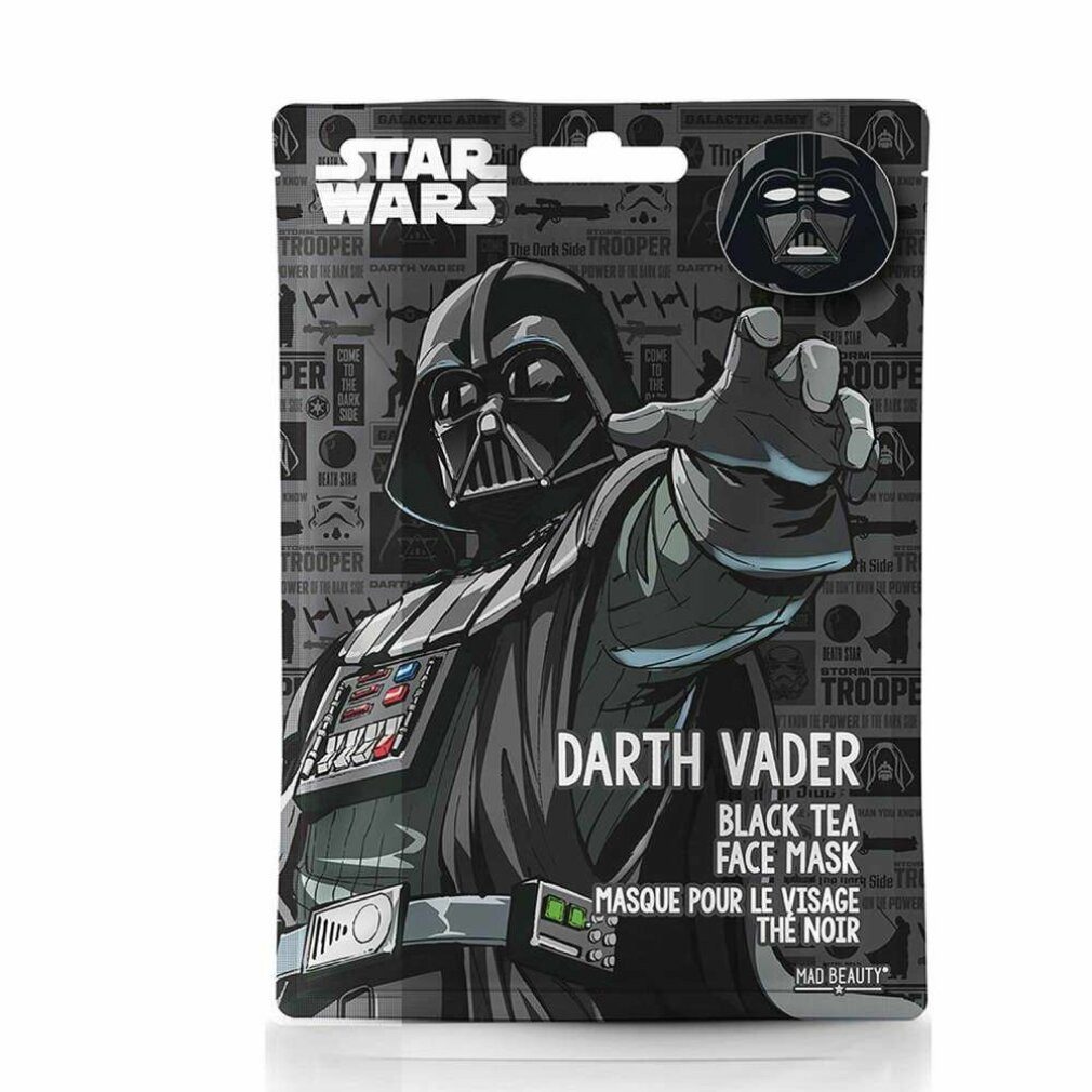 Mad Beauty Gesichtsmaske Gesichtsmaske Star Wars Darth Vader Schwarzer Tee (25ml)