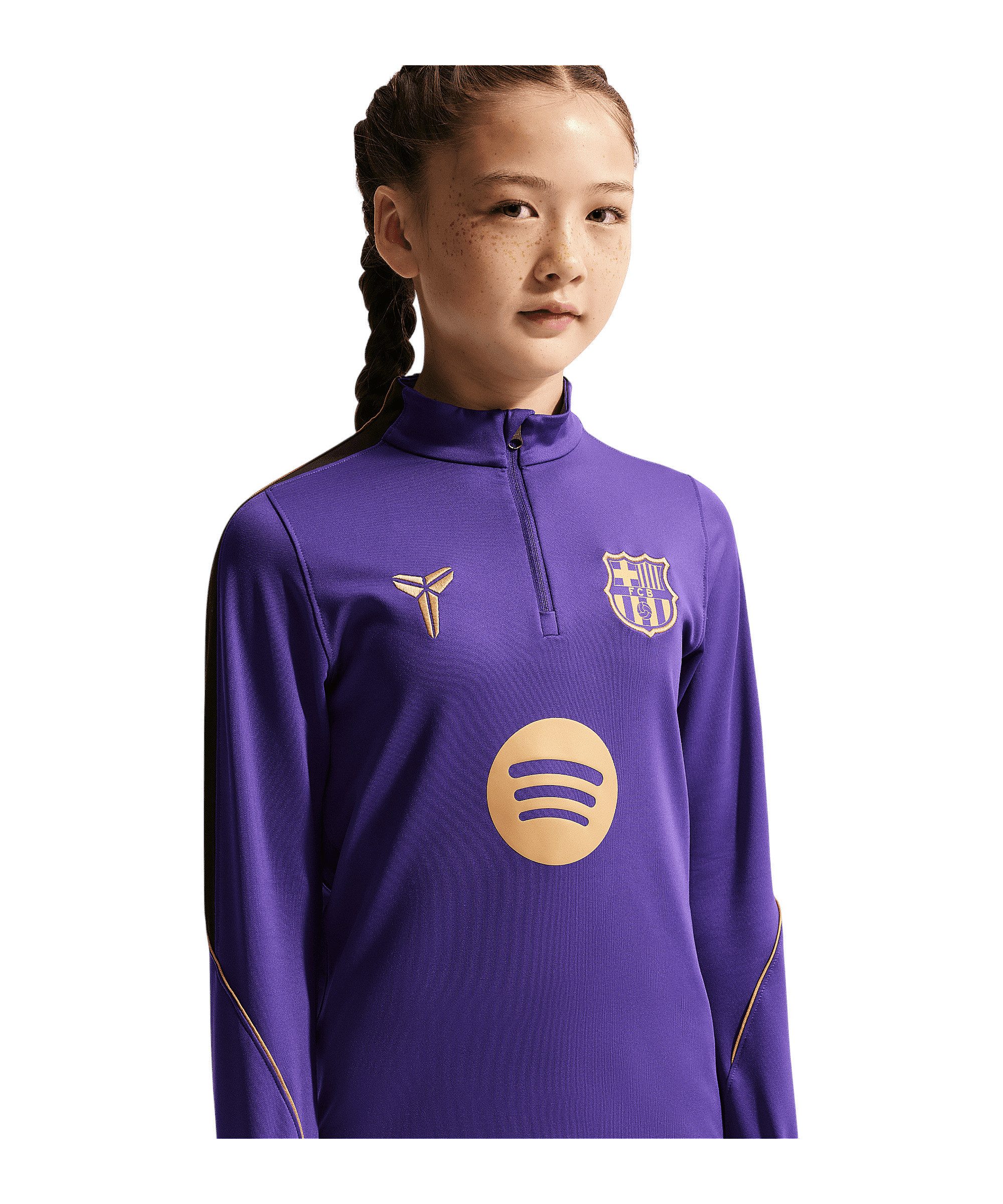 Nike Sweatshirt Nike Performance FC Barcelona Strike Drilltop Kids Polyester