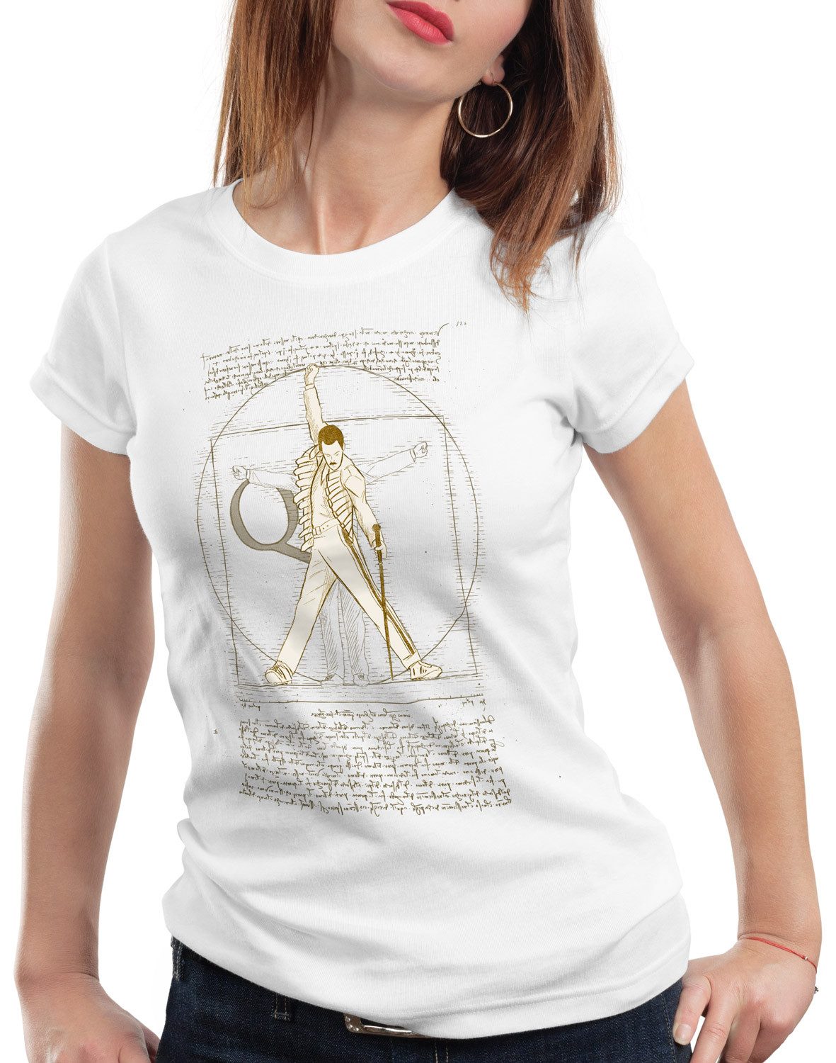 style3 T-Shirt Vitruvianischer Freddie da vinci günstig online kaufen