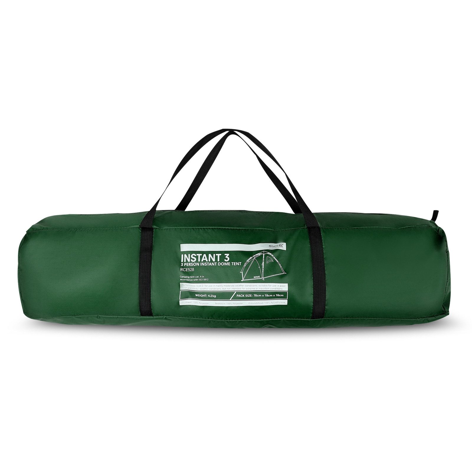 Regatta Wurfzelt 3 Person Instant Tent, Personen: 3, mit Easy-Pitch-Mechanismus