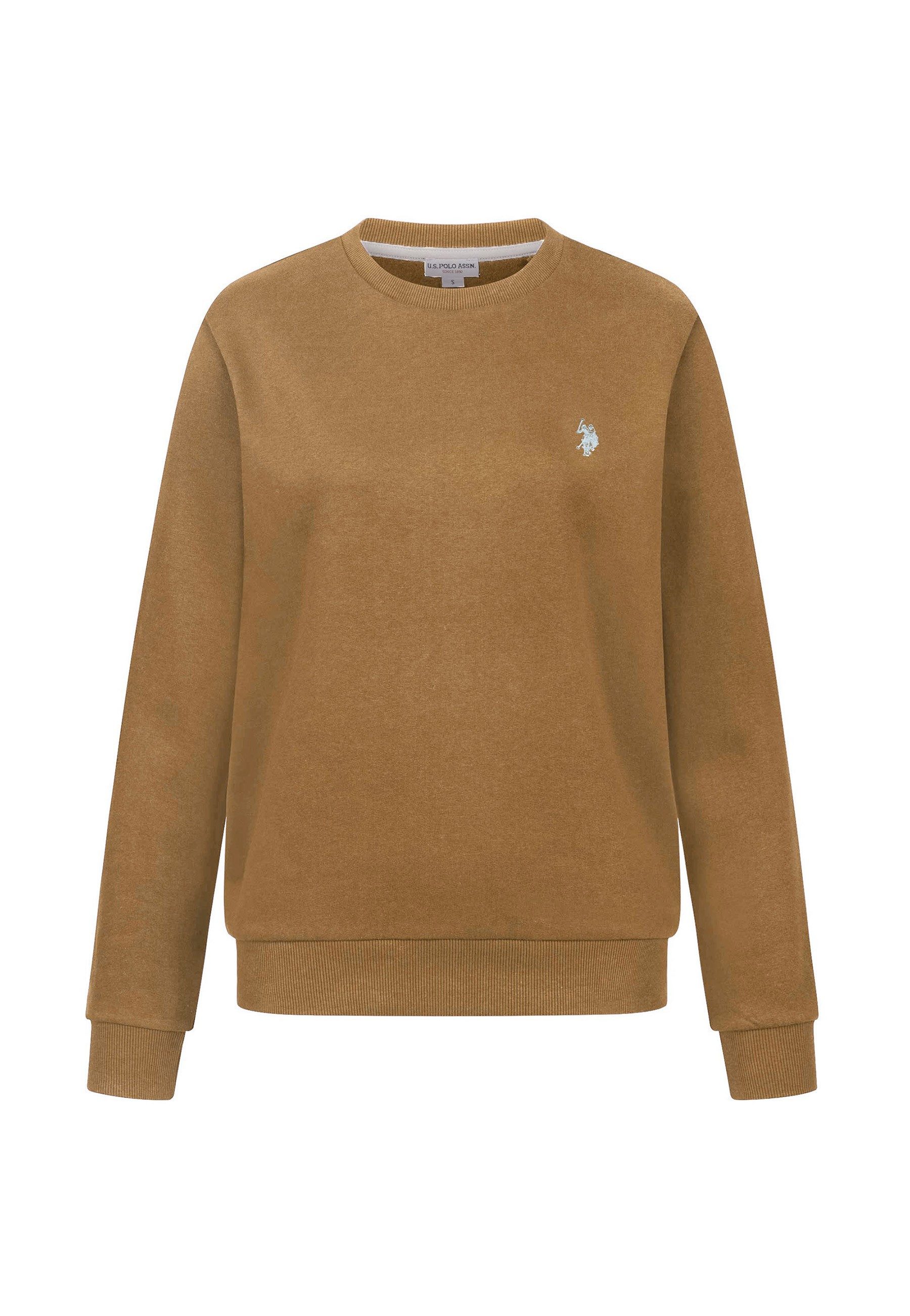 U.S. Polo Assn. Rundhalspullover USZoee – Damen Sweatshirt mit Rundhalsausschnitt Weiche Baumwollmischung, femininer Schnitt und Logo-Stickerei – Bild 5 von 5