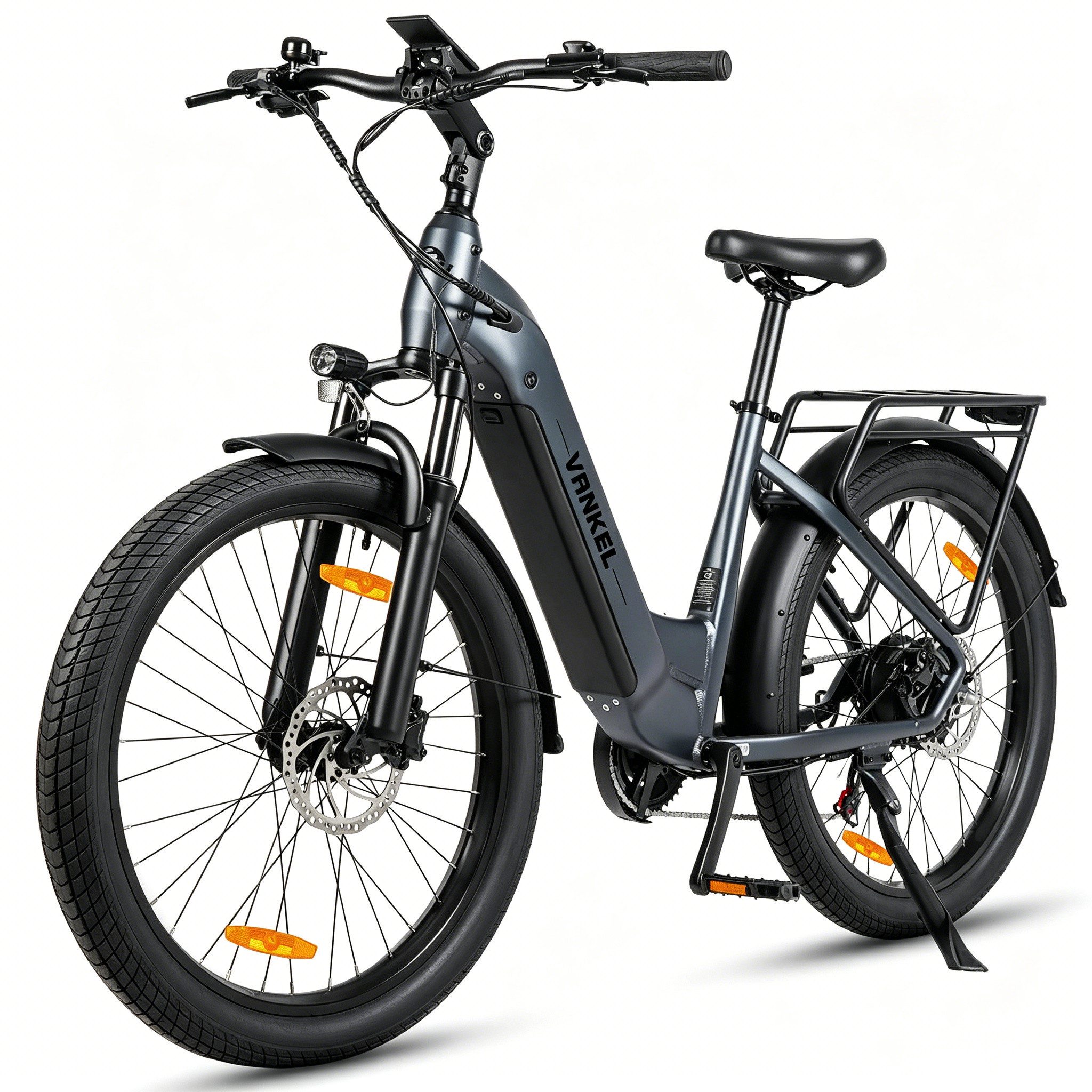 Vankel E-Bike Cityrad 26”×3,0/29”×2,4 Zoll E-Fahrrad Damen u. Herren 720 WH Pedelec 120 km, Kettenschaltung, Heckmotor, 720 Wh, Fat Mountain LG Akku All-Terrain mit Drehmomentsensor E-bikes