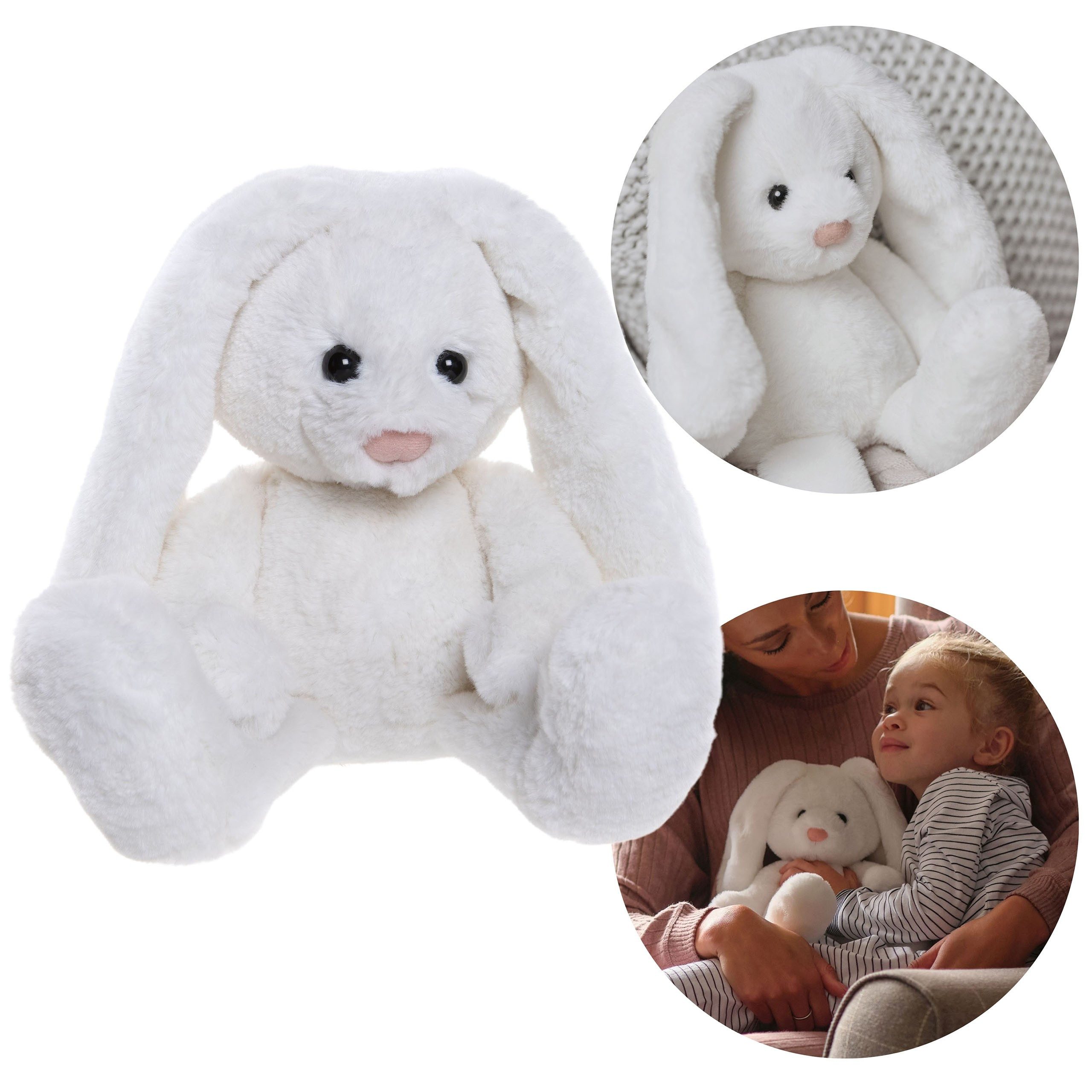 Kuscheltier Charlie Bears, Hasenmaskottchen Bunny, aus der Bear&Me-Serie, 30 cm