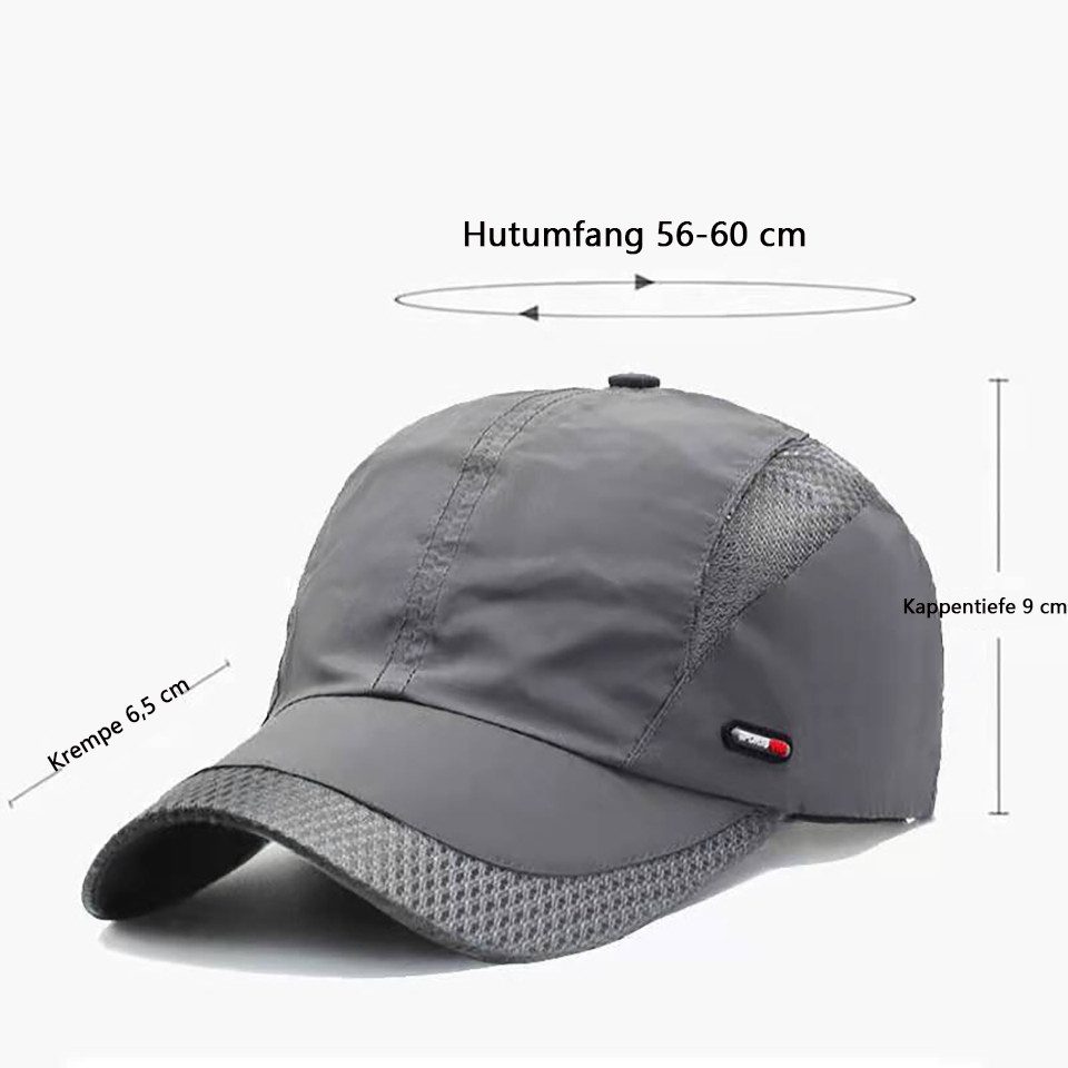 Coonoor Baseball Cap Damen Herren Schnelltrocknende Sportkappe für den Außenbereich mit Sonnenschutz – Bild 4 von 4
