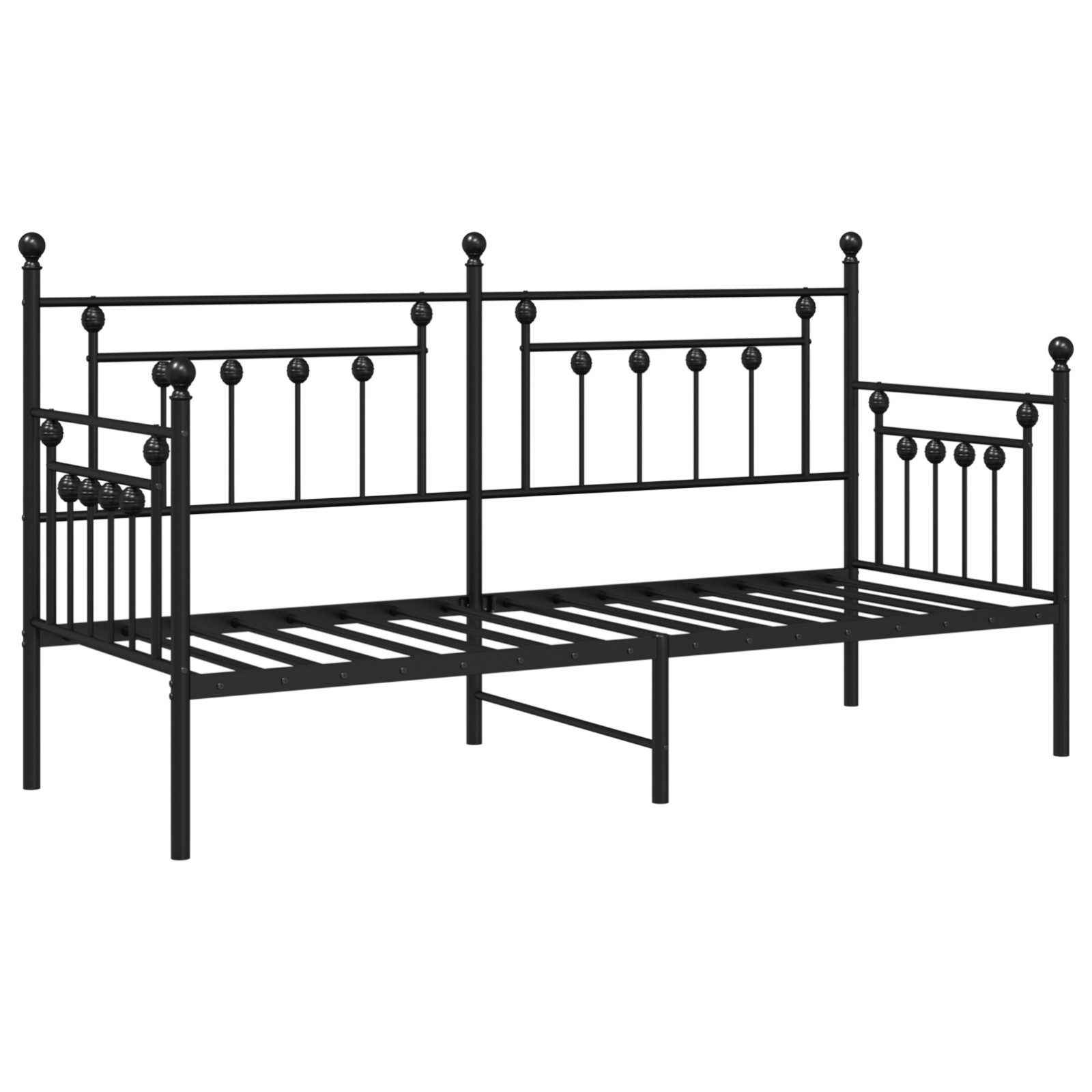 vidaXL Bett Tagesbett Schwarz 75x190 cm günstig online kaufen