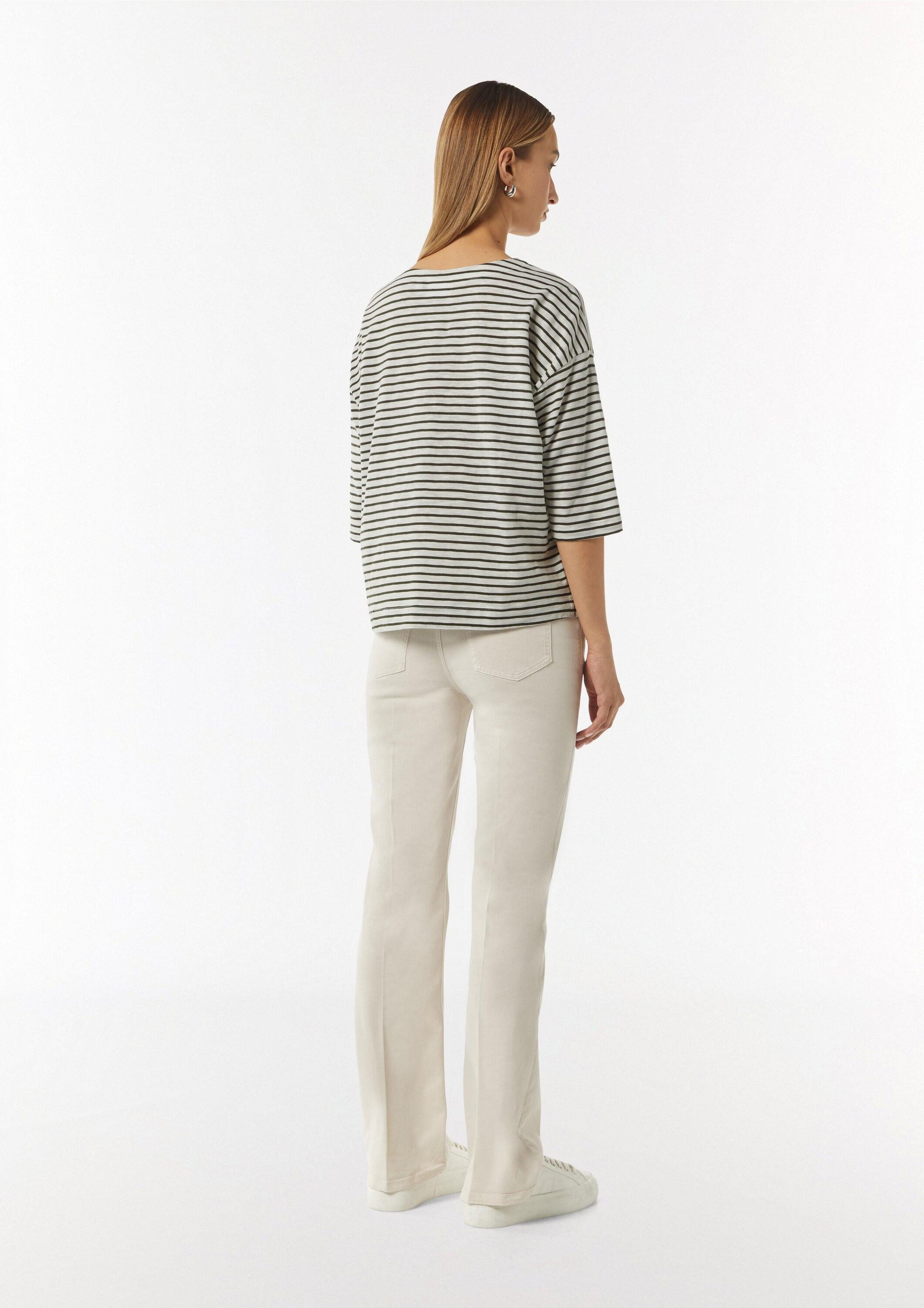 comma 3/4-Arm-Shirt T-Shirt Ringel-Shirt mit 3/4-Arm