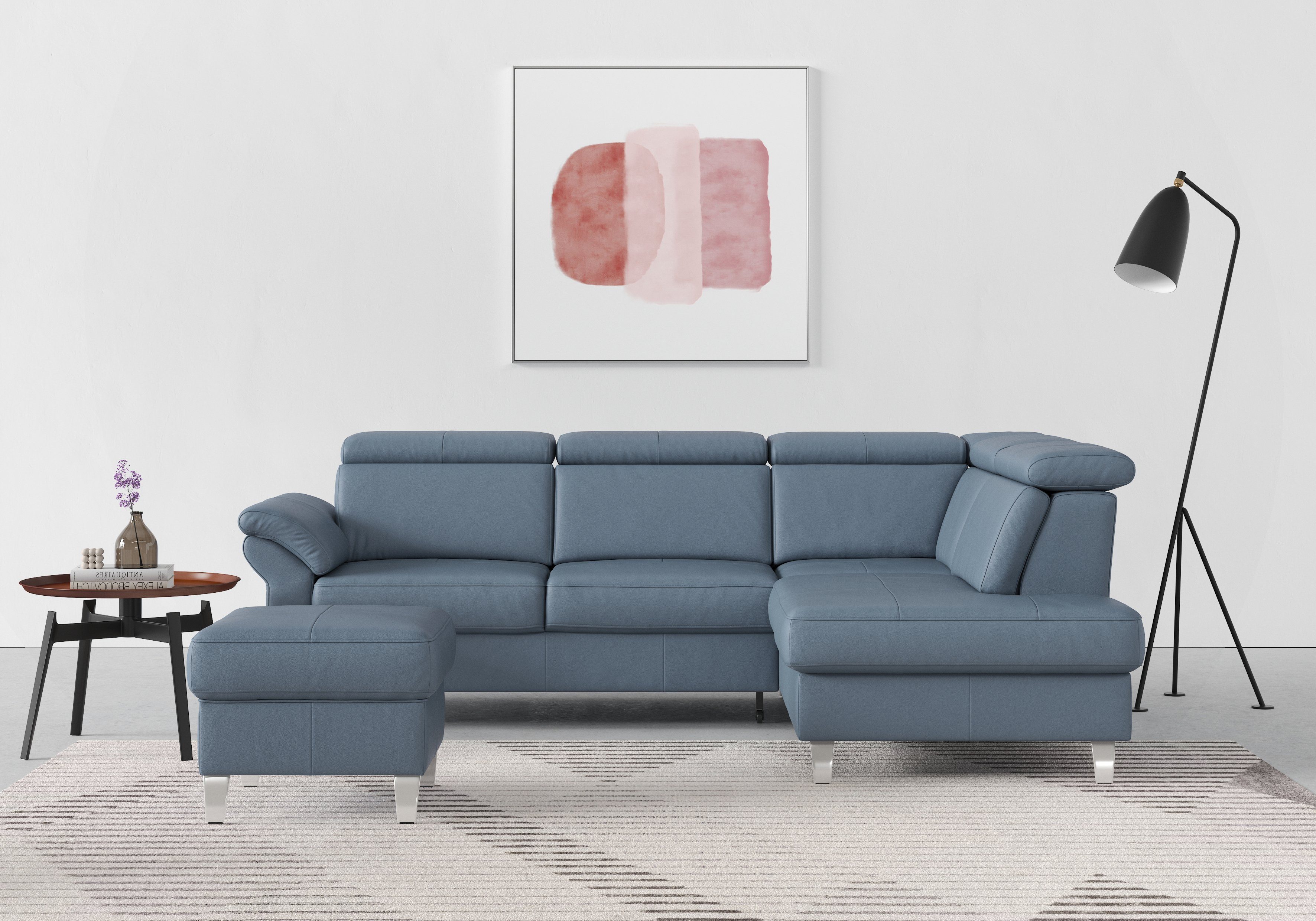 sit&more Ecksofa Arngast L-Form, inklusive Kopfteilverstellung günstig online kaufen