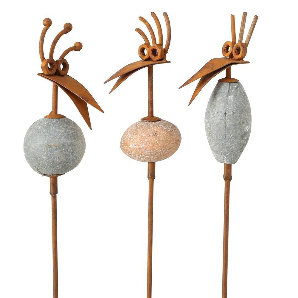 Sonderangebotspreisnachlass BOLTZE Gartenstecker Marvin Vogelfigur aus Variante Stück 1 cm, 100 zufällige Eisen