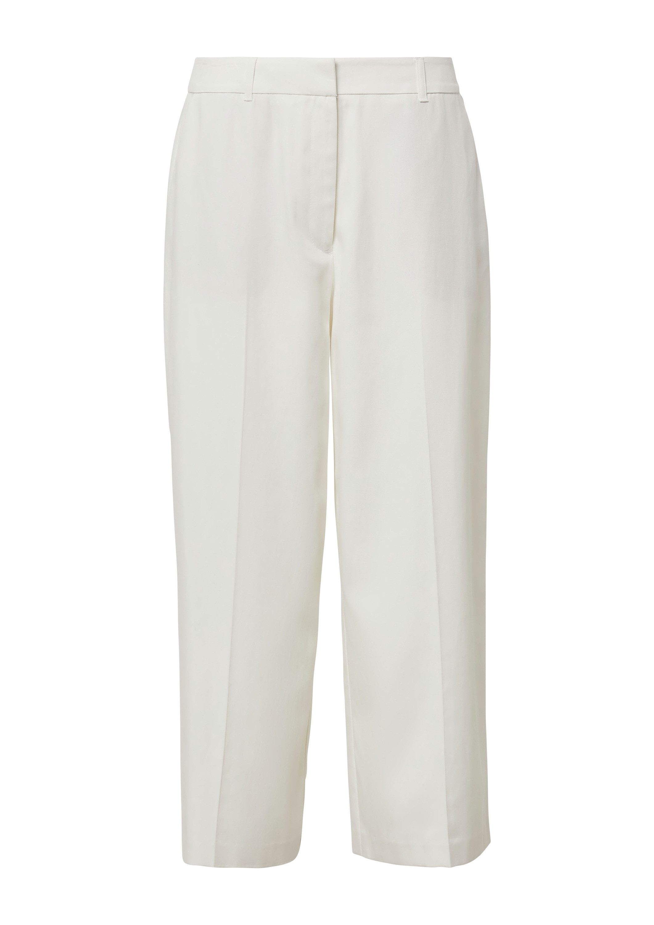 s.Oliver Culotte Hose Wide-Leg-Culotte aus Lyocell-Baumwollmix günstig online kaufen