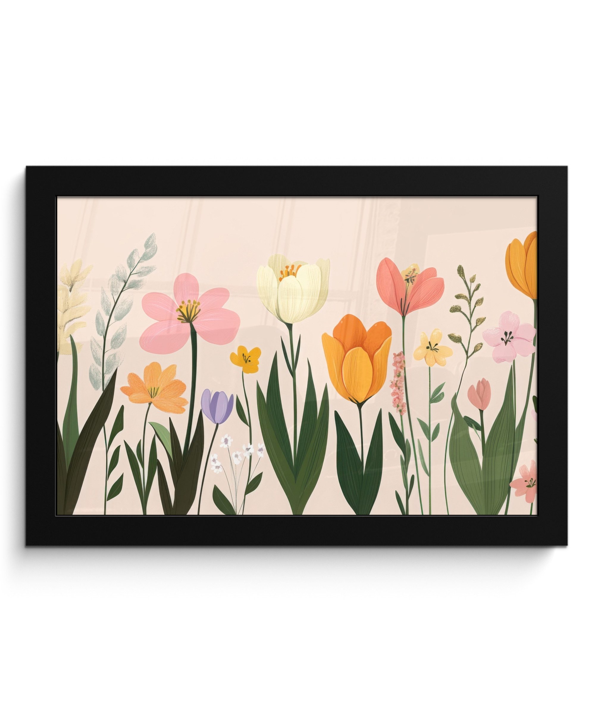 MuchoWow Poster Pastelltöne - Blumen - günstig online kaufen