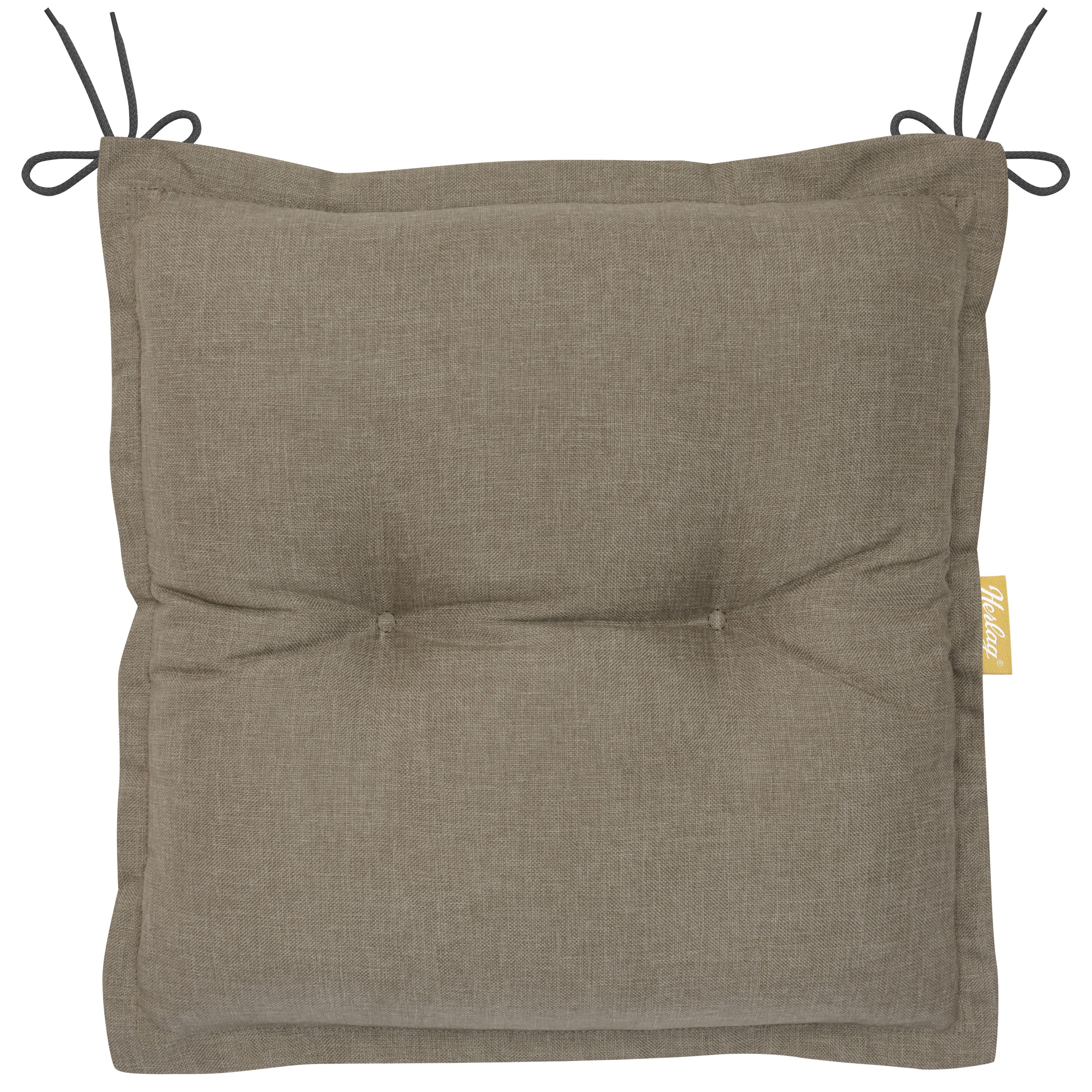 Herlag Hockerauflage Ava, SunGuard - extra dicke Sitzauflage, Taupe