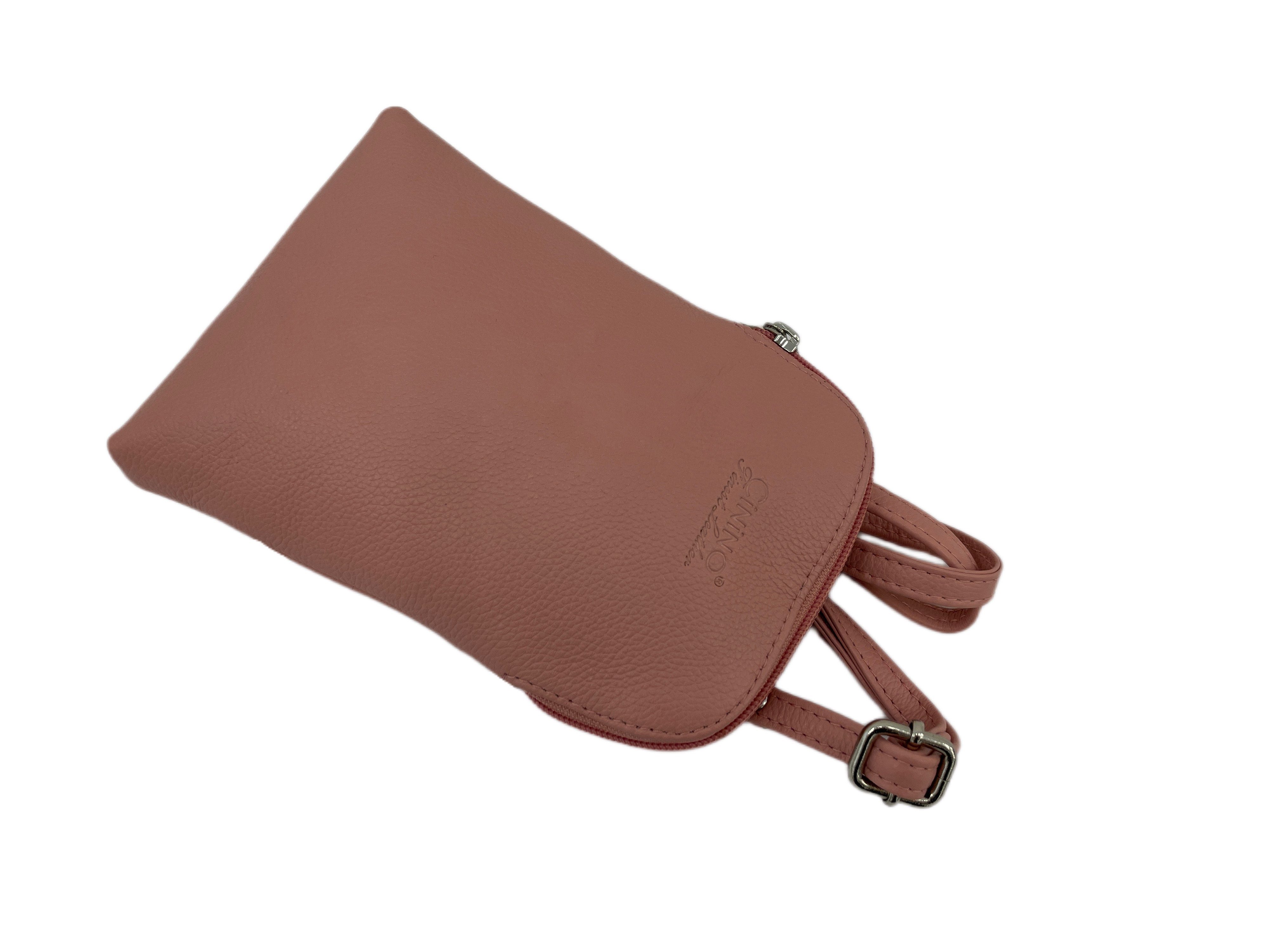 Cinino Handtasche C7007, Umhängetasche Handytasche Ledertasche